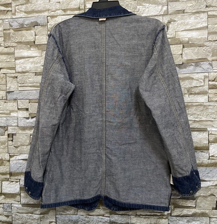 45rpm Vintage Indigo Denim Work Jacket Button R 45RPM Japan Made Size US L / EU 52-54 / 3 - 4 Thumbnail