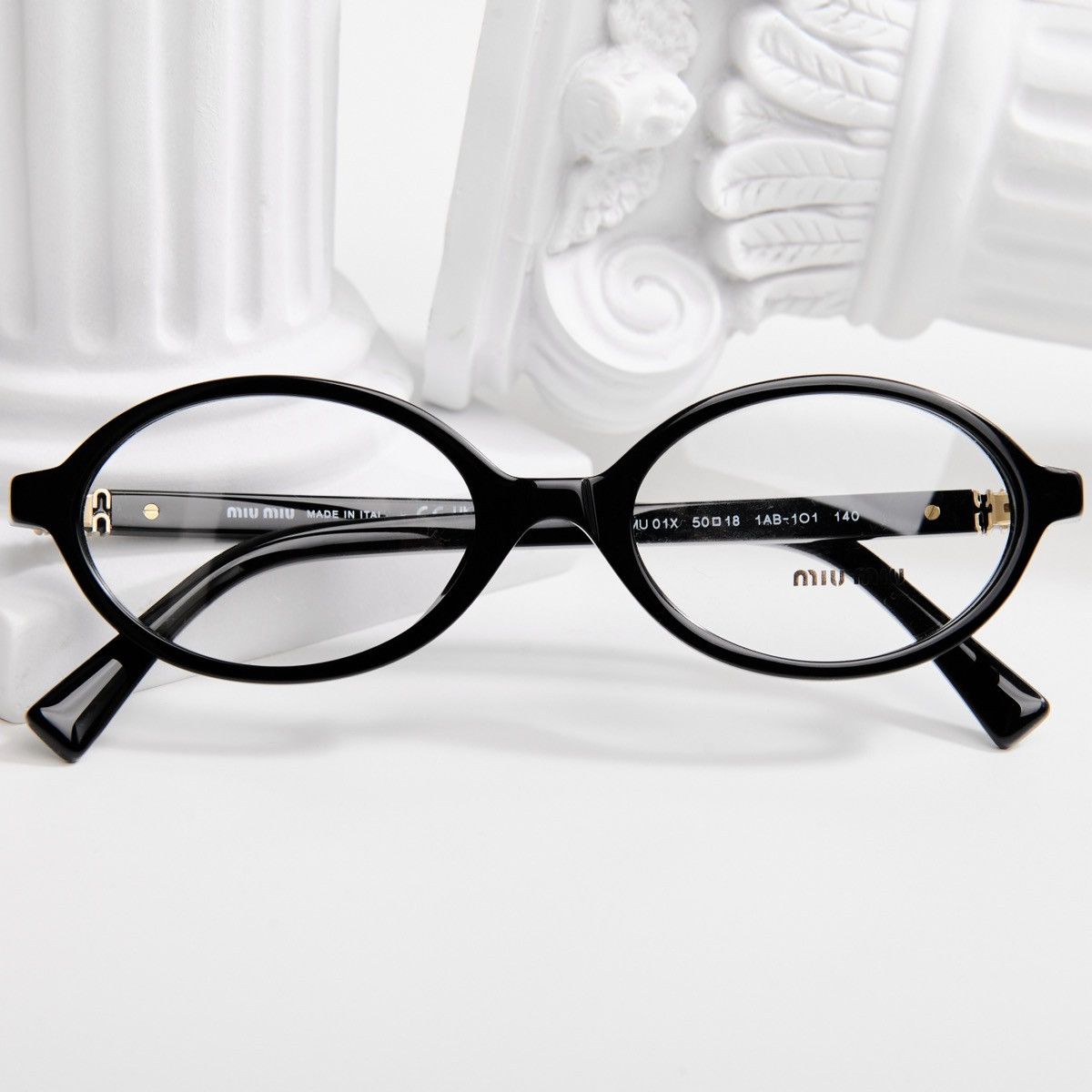 Miu Miu MIU MIU 0MU 01XV 1AB1O1 GLASSES Size ONE SIZE - 6 Thumbnail