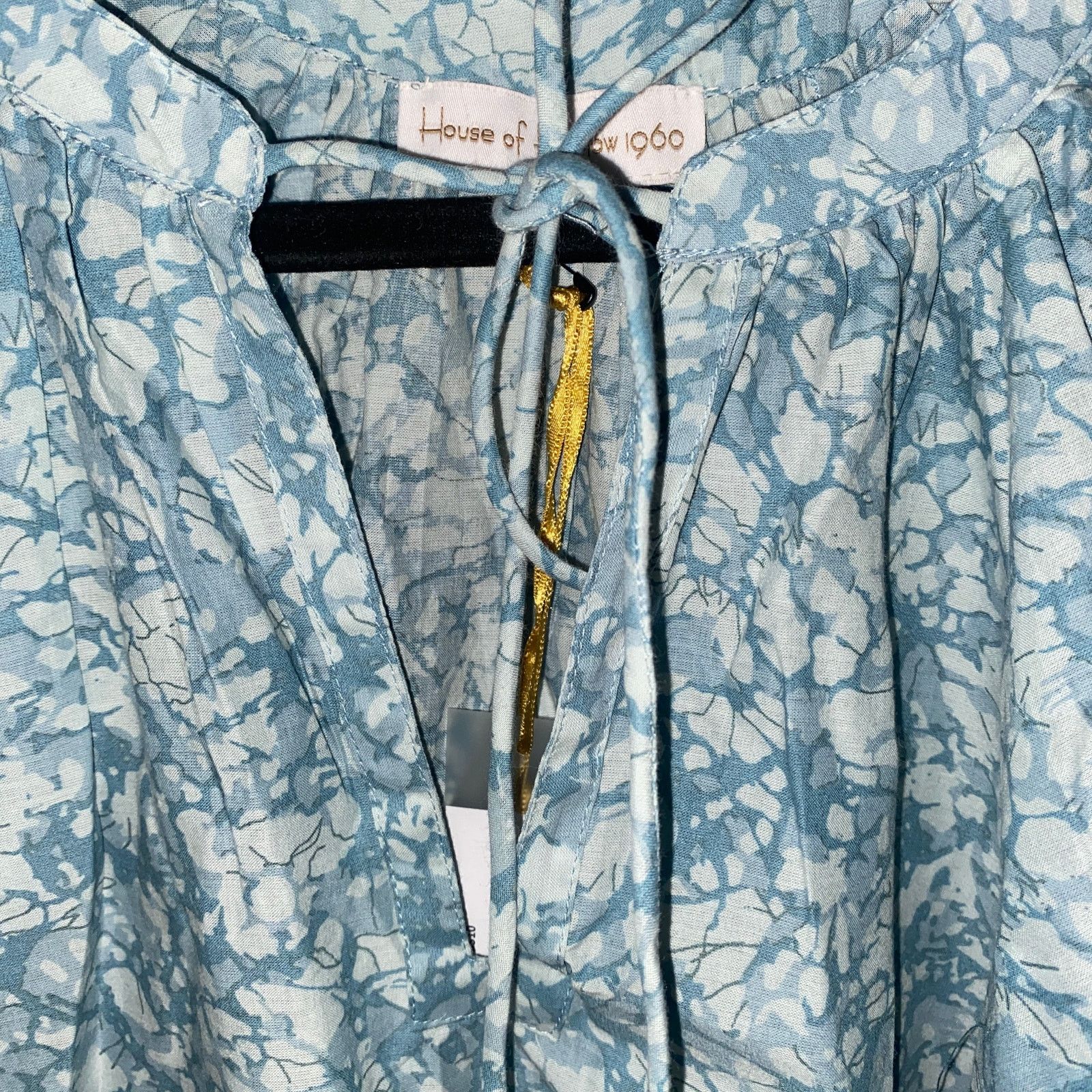 Other NWT House of Harlow 1960 Puff Sleeve Keyhole Blouse XS Size XS / US 0-2 / IT 36-38 - 5 Thumbnail