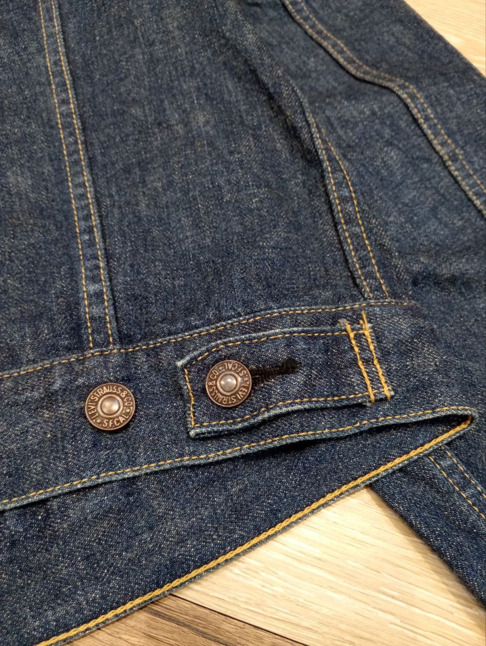 Levi's Vintage Clothing LEVI'S VINTAGE 71557 CAPITAL E BLUE DENIM JACKET - SIZE 40 Size US L / EU 52-54 / 3 - 14 Thumbnail