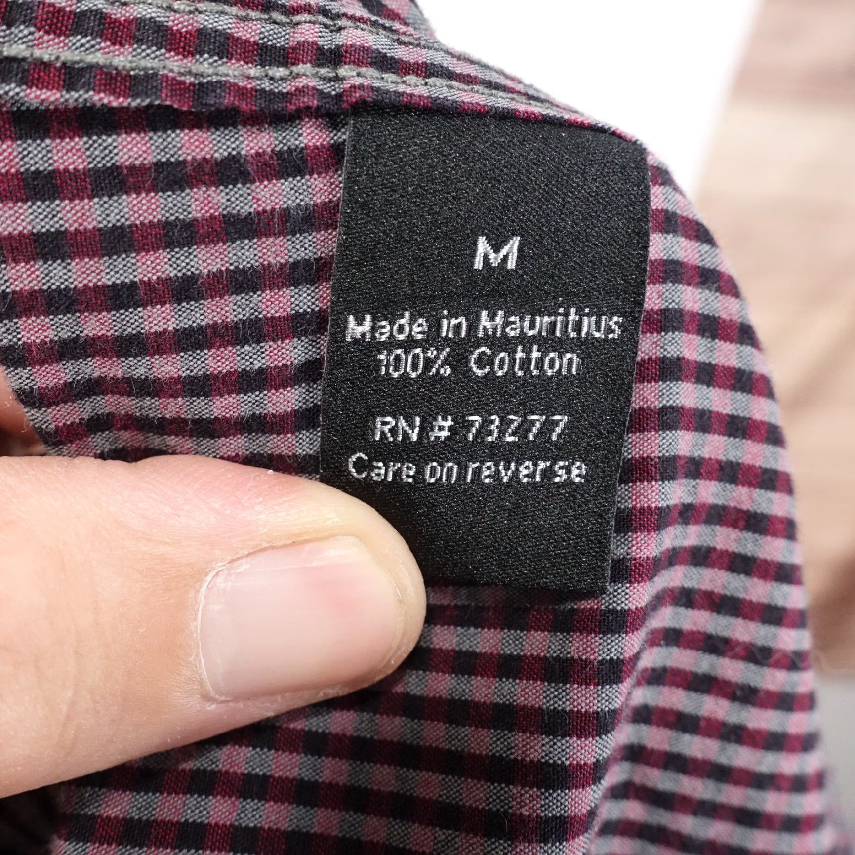 Apt. 9 VINTAGE APT 9 Shirt Men Medium Casual Cotton Checkered Long Sleeve Button-Up Size US M / EU 48-50 / 2 - 7 Thumbnail