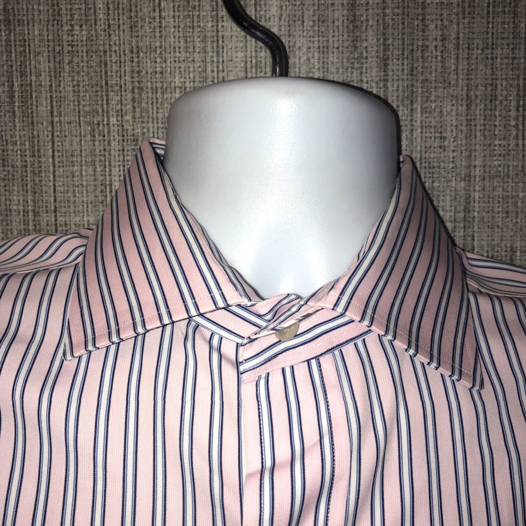 Polo Ralph Lauren Polo Ralph Lauren Striped Shirt Regent Mens 16.5 Pink Long Sleeve Dress Shirt Size US L / EU 52-54 / 3 - 2 Thumbnail
