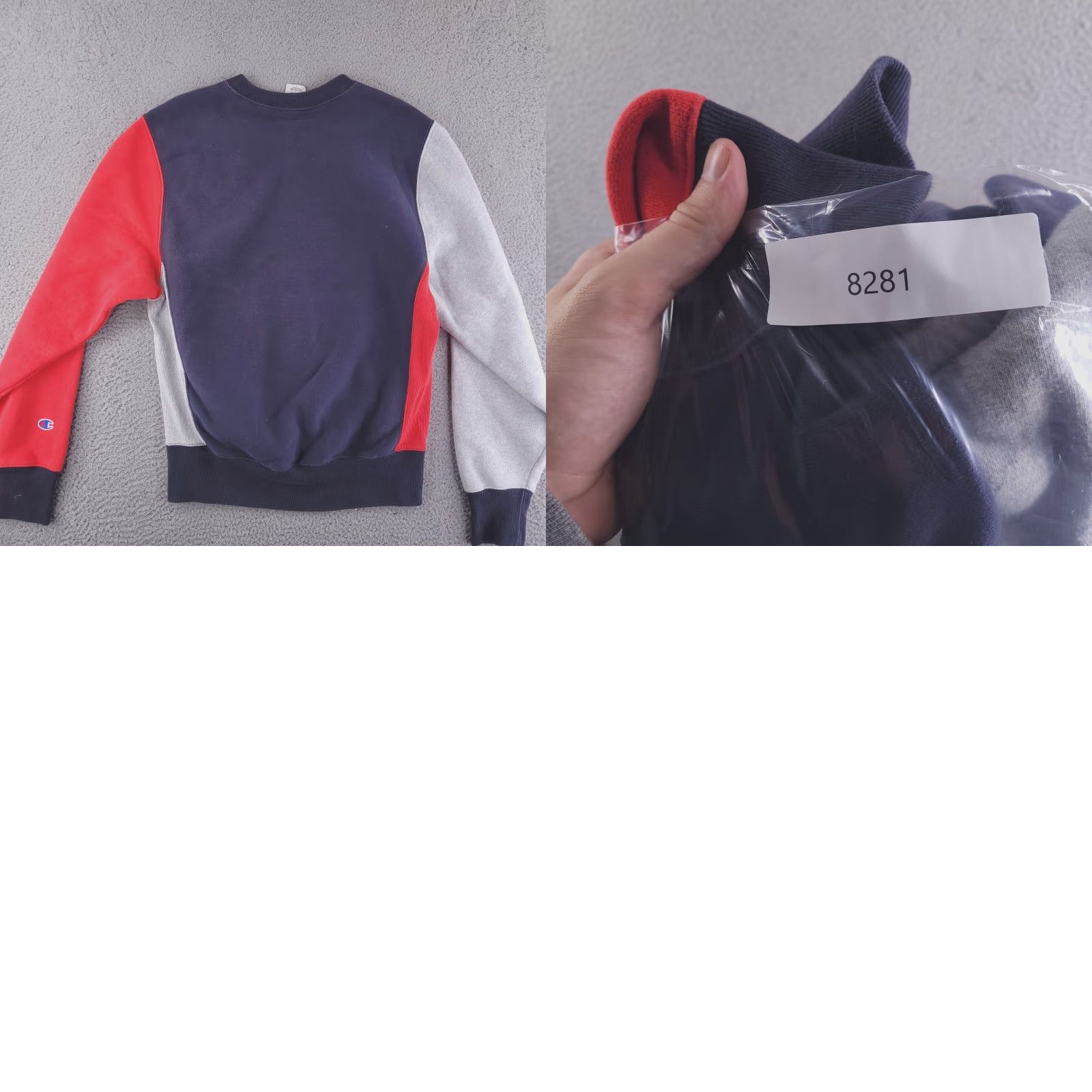 Champion Champion Sweatshirt Mens Small Reverse Weave Colorblock Pullover Crewneck Size US S / EU 44-46 / 1 - 8 Thumbnail