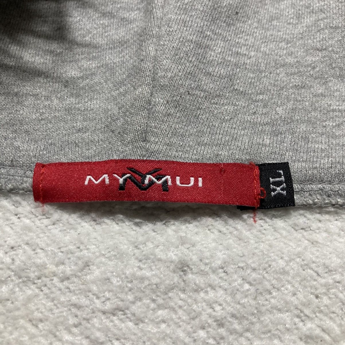 Japanese Brand 2000s My Mui Distressed Fur Ziphoodie Grey Ifsixwasnine Lgb Size US XL / EU 56 / 4 - 13 Thumbnail
