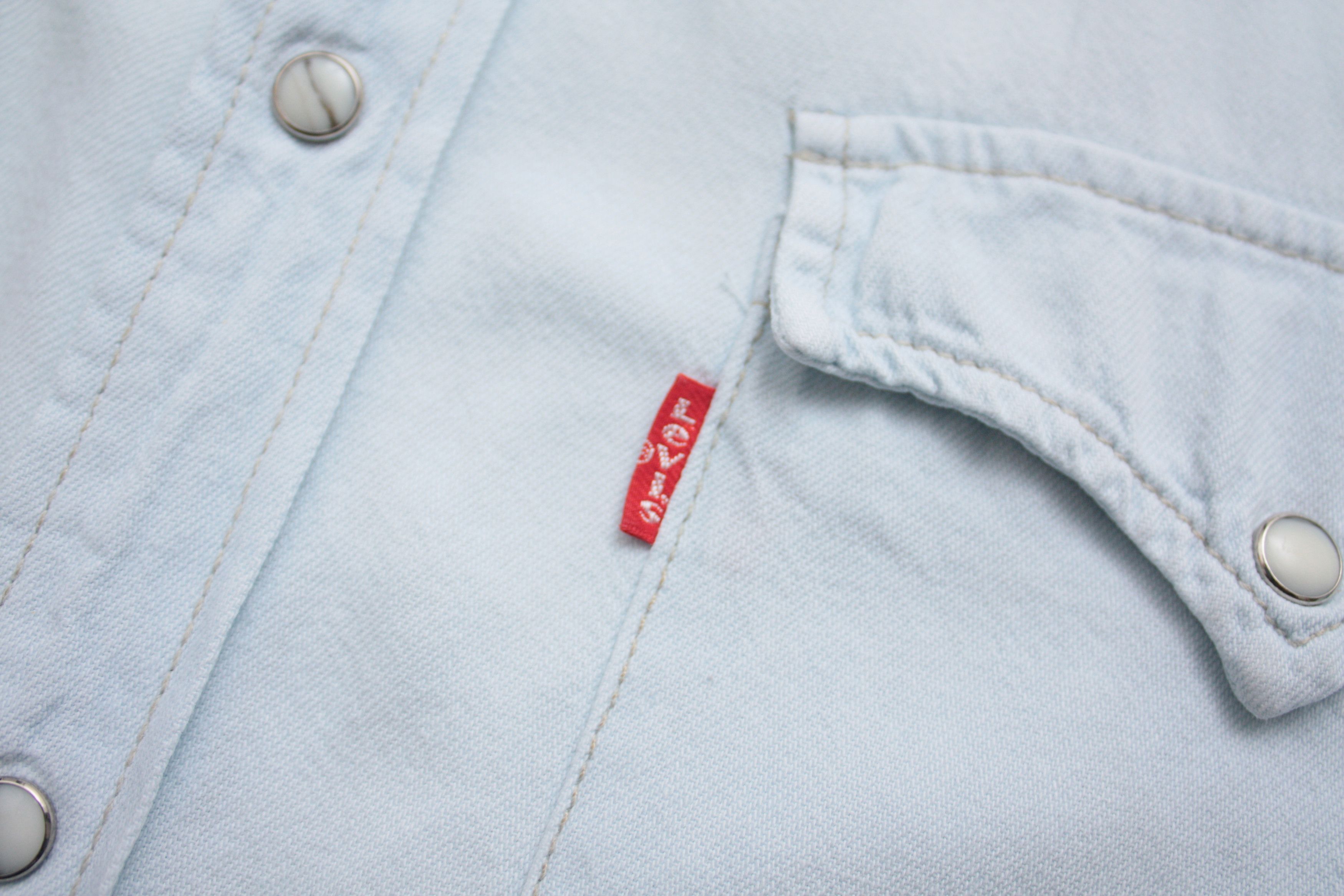 Levi's Levi's Sky Blue Vintage L/S Shirt Size US M / EU 48-50 / 2 - 5 Thumbnail