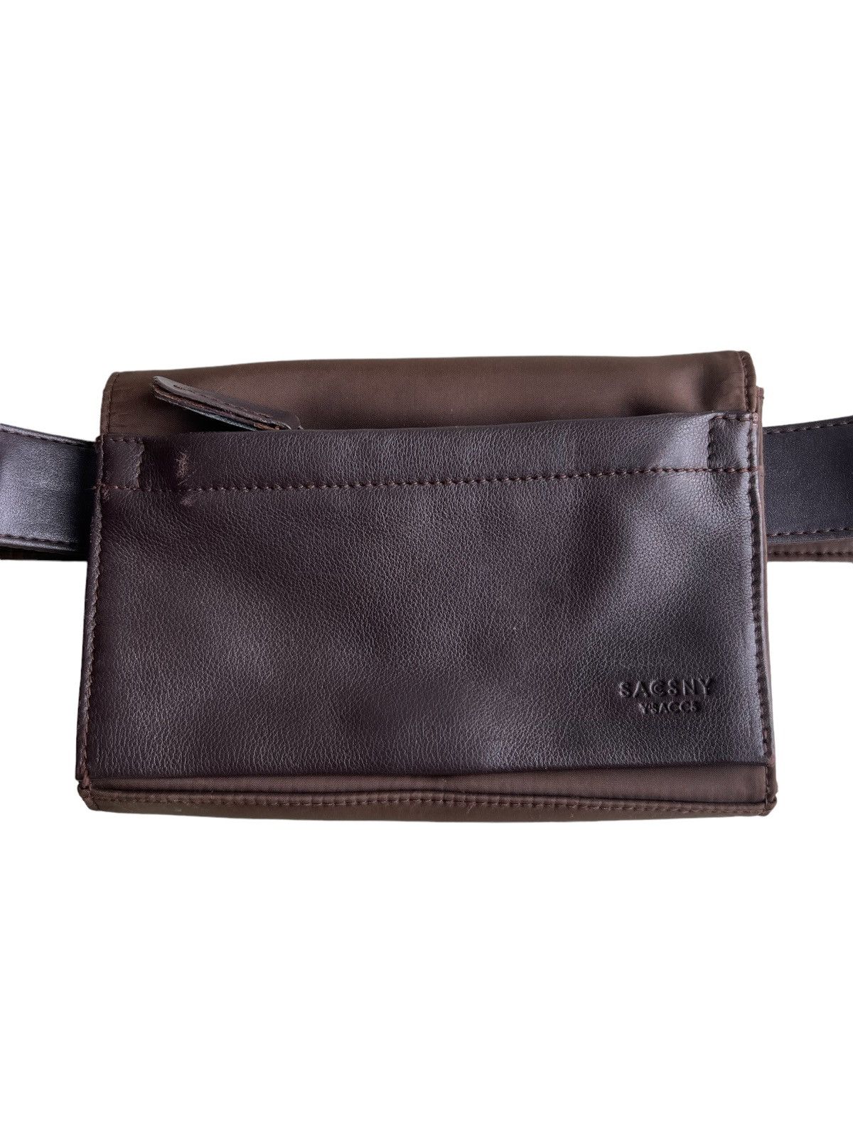 Yohji Yamamoto Yohji Yamamoto Y'saccs Leather Nylon Crossbody Tactical Bag Size ONE SIZE - 4 Thumbnail