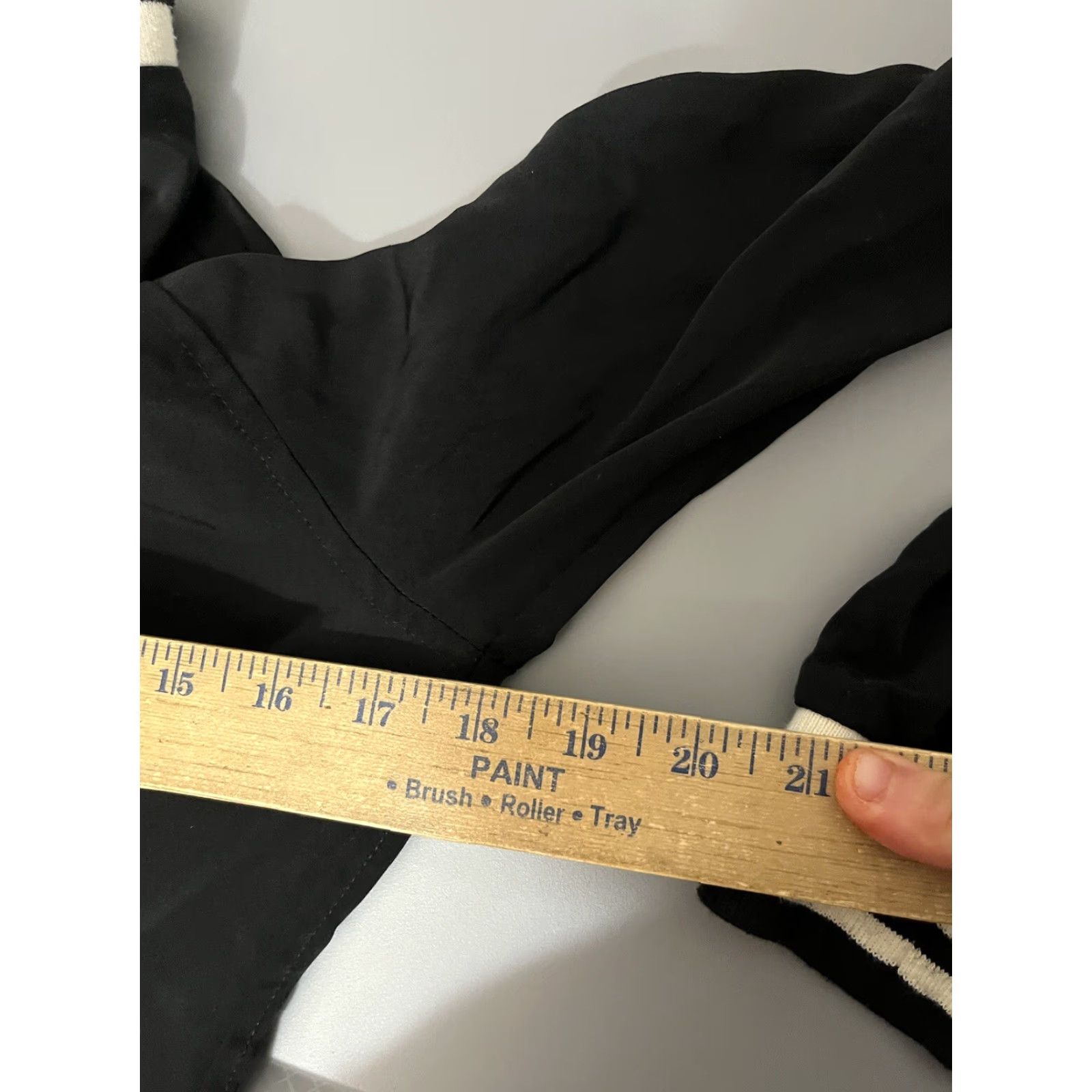 Calvin Klein Calvin Klein Jacket Full Zip Cropped Pockets Moto Bomber Trucker Black Sz M Womens Bike Style Size M / US 6-8 / IT 42-44 - 5 Thumbnail