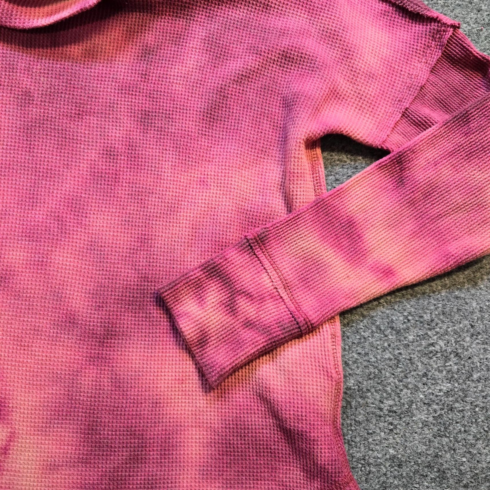 Vintage Maeve Anthropologie Top Shirt Womens Size S Pink Tie Dye Cowl Neck Casual Boho Knit Cotton Long Sleeve Fall Winter Spring Vintage: No Womens Size S / US 4 / IT 40 - 4 Thumbnail