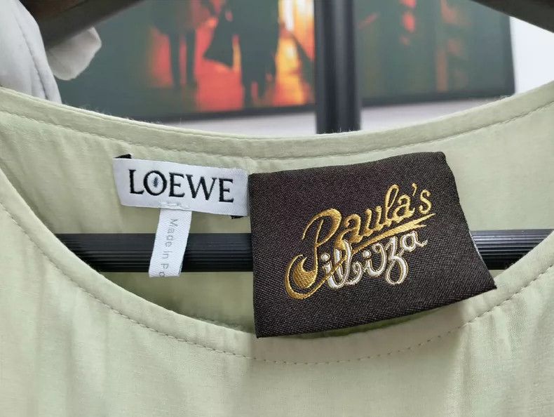 Loewe LOEWE Green dress, long skirt Size XXS / US 00 / IT 34 - 6 Thumbnail