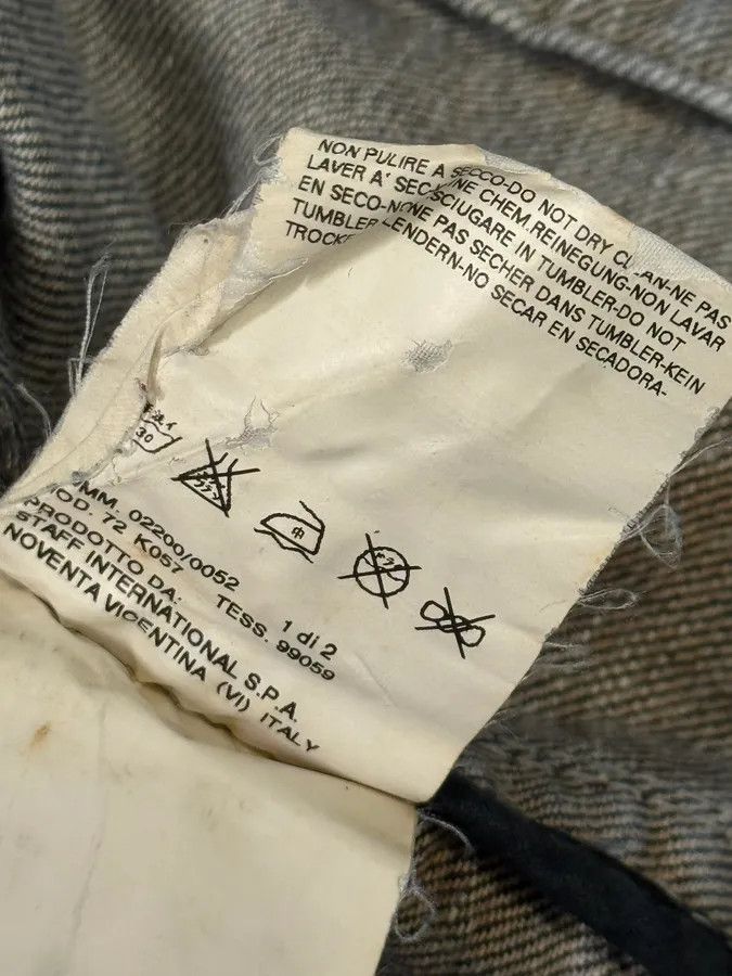 Designer × Dsquared2 × Vintage FW2005 Dsquared2 Jesus Lord Peace Cropped Denim Jacket Size XS / US 0-2 / IT 36-38 - 10 Thumbnail