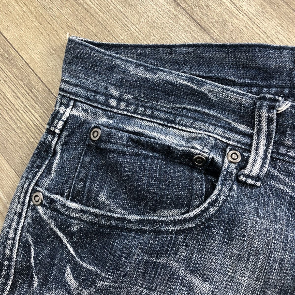 If Six Was Nine × In The Attic × Le Grande Bleu (L.G.B.) 2000s In The Attic Homme Distressed Bondage Cargo Jeans Y2K Size US 28 / EU 44 - 5 Thumbnail
