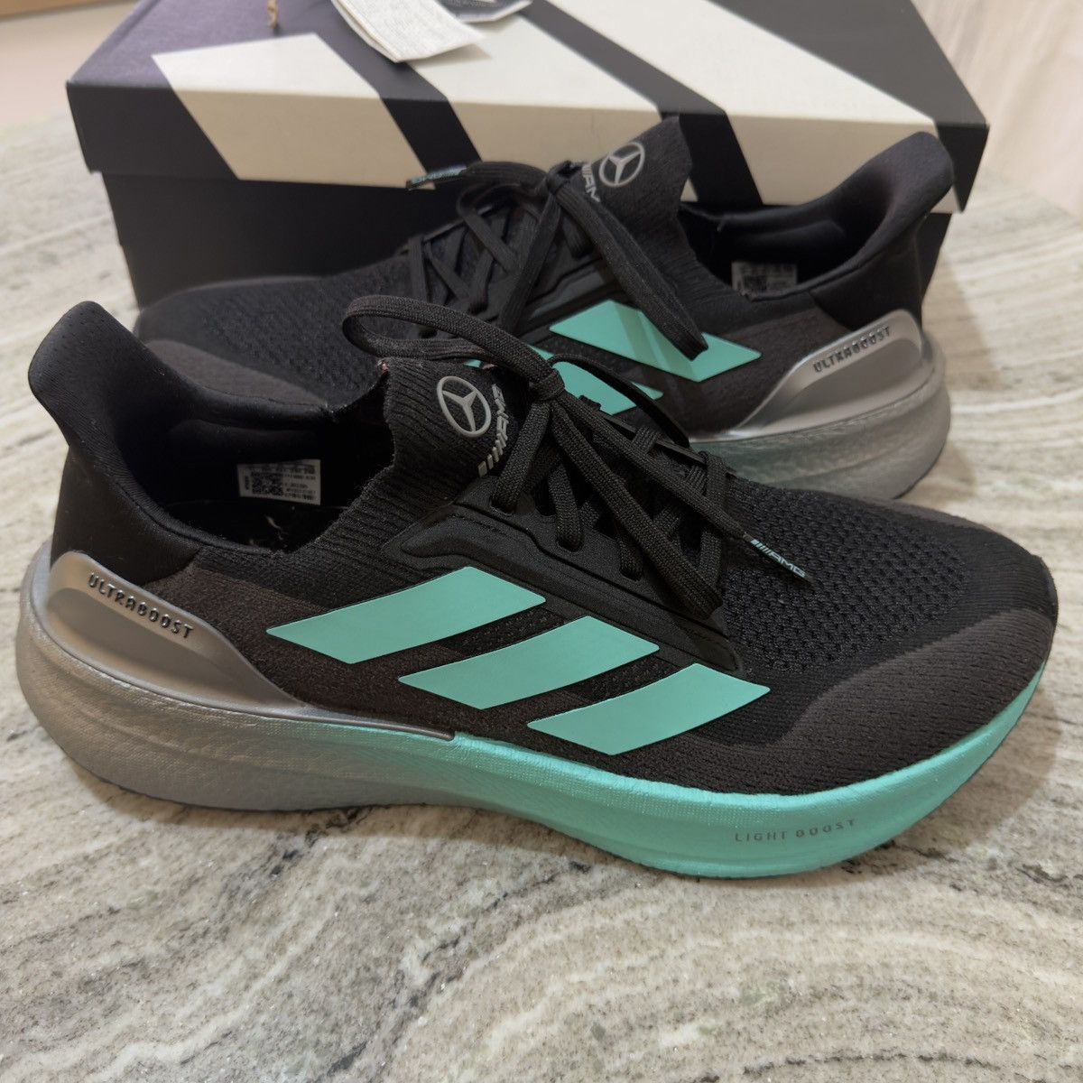 Adidas Adidas Ultra boost 5X Mercedes AMG US 11 🚫READ DESCRIPTION🚫 Size US 11 / EU 44 - 2 Thumbnail