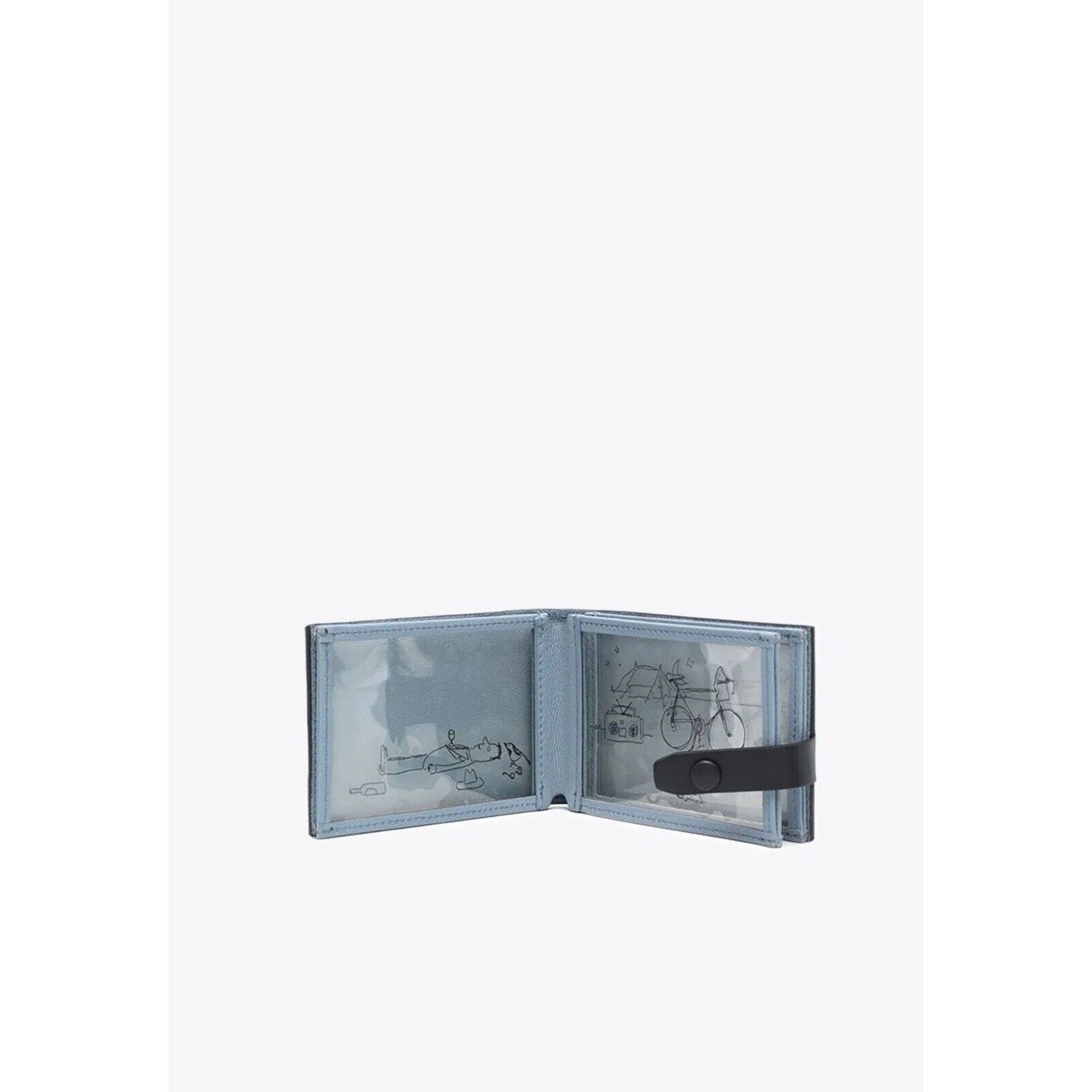 Paul Smith RARE! NWT $295 Paul Smith Leather Foldout Flip Card Wallet Size ONE SIZE - 1 Thumbnail