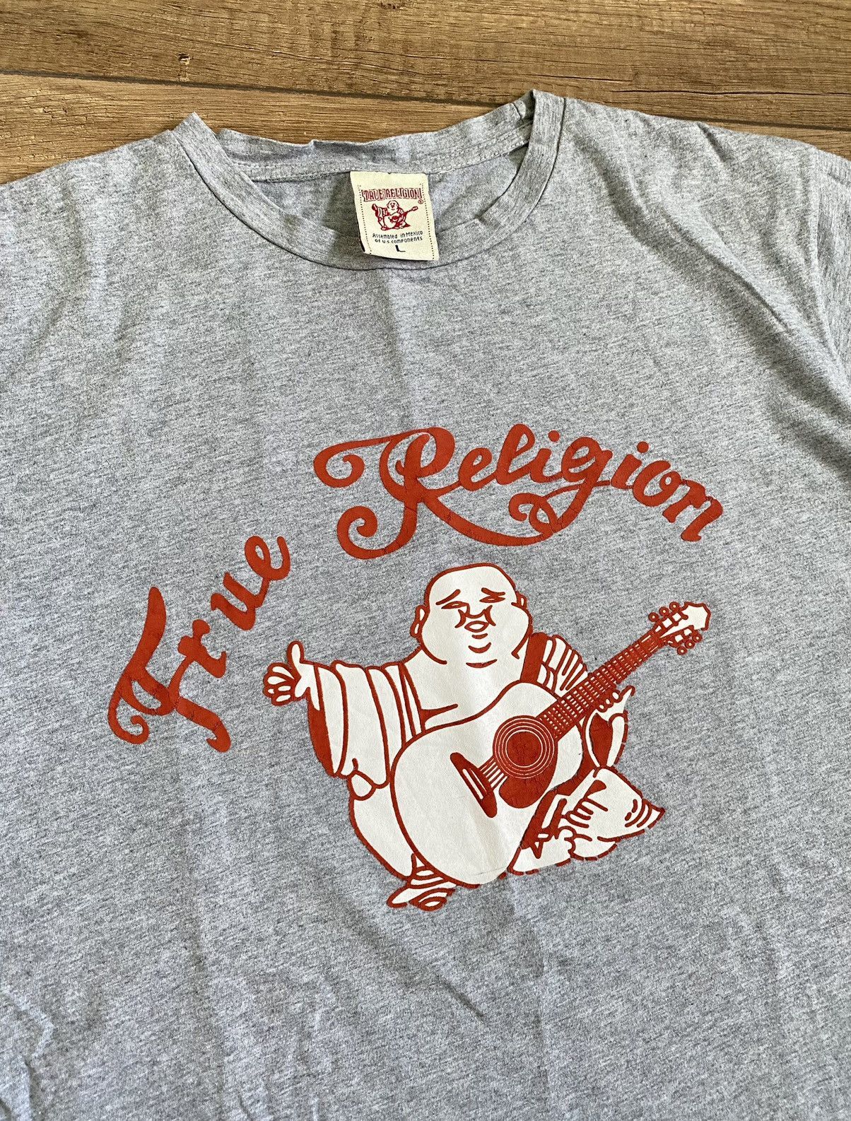 True Religion True Religion Buddha T Shirt Size US L / EU 52-54 / 3 - 5 Thumbnail