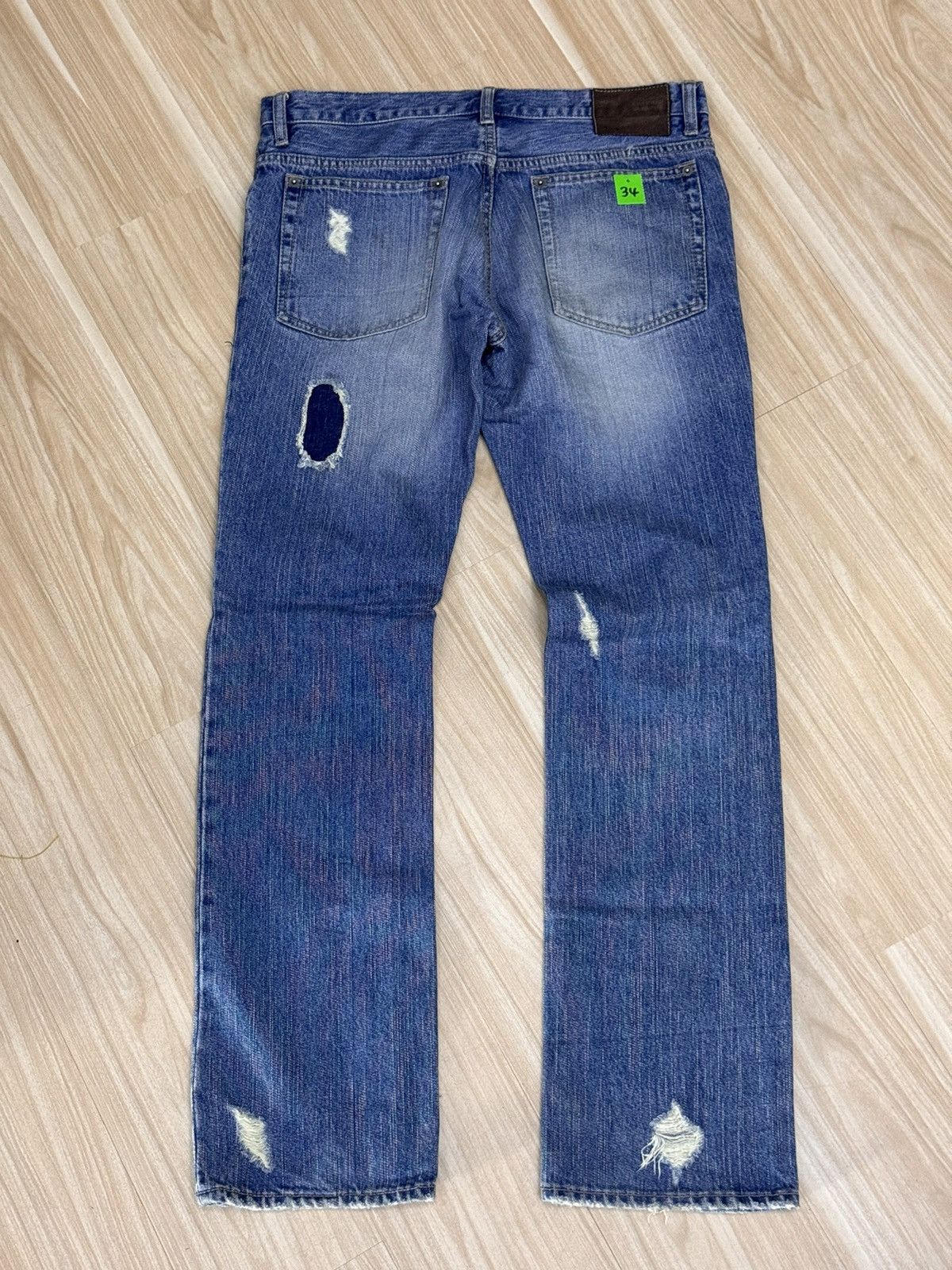 PPFM PPFM Japanese Leather Pie Jeans Size 33 inches Size US 33 - 5 Thumbnail