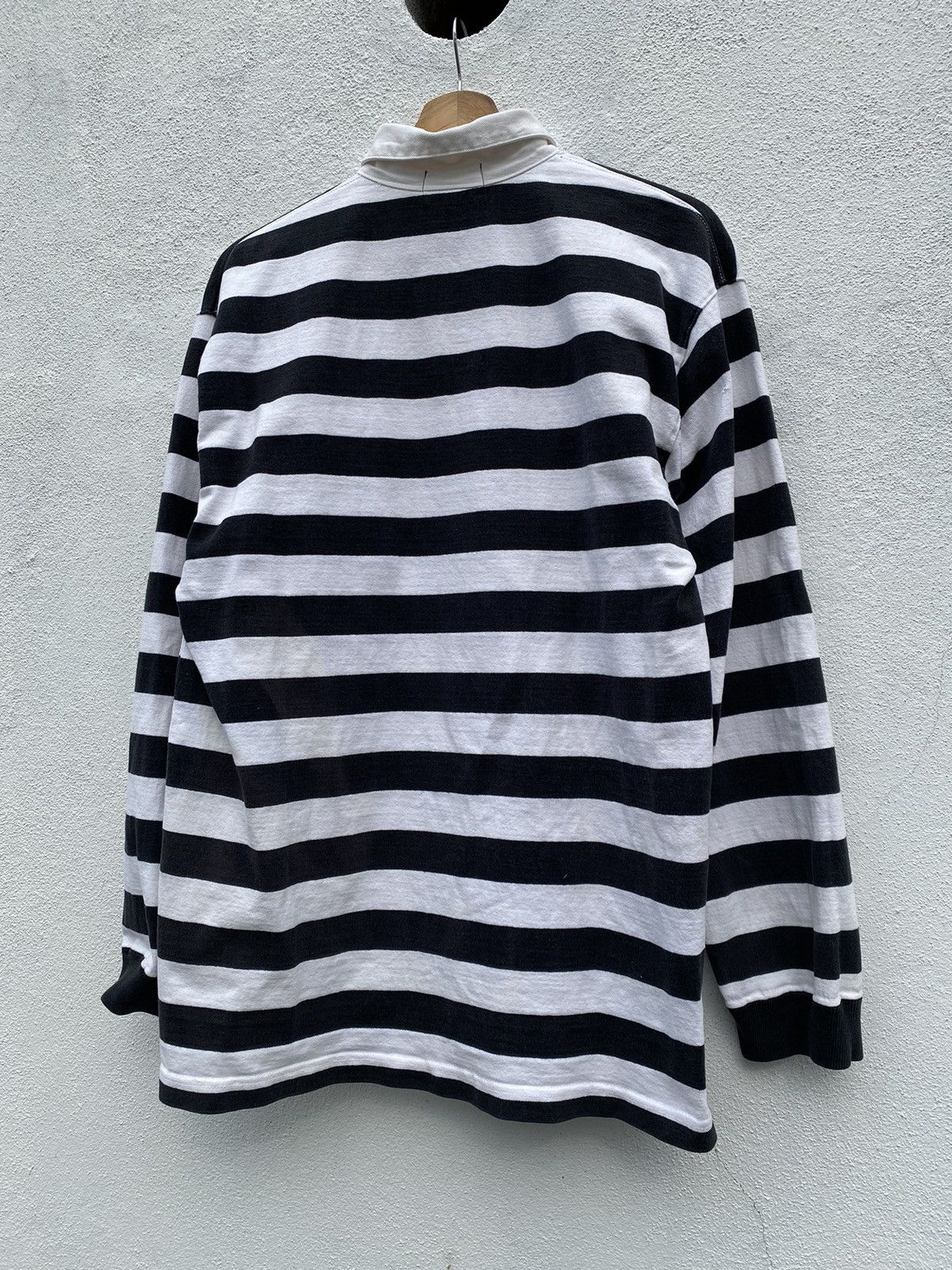 Designer × Polo Ralph Lauren × Vintage Vintage Stripe Spice Island Polo Rugby Long Sleeves Size US L / EU 52-54 / 3 - 7 Thumbnail