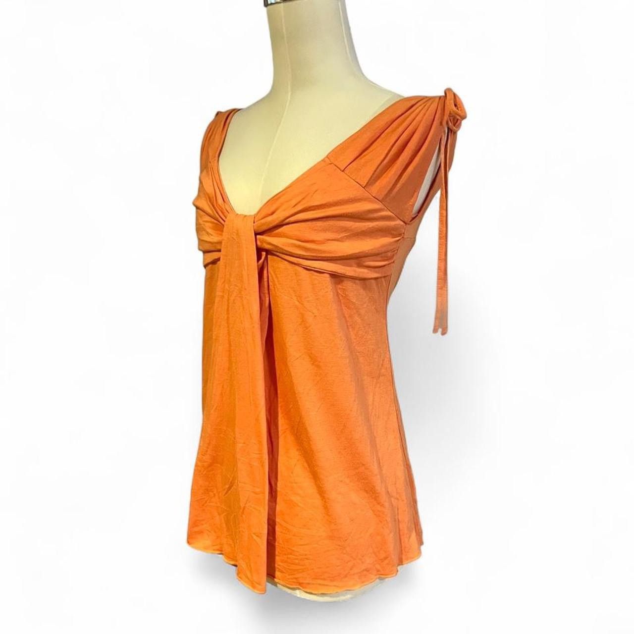 Other Vintage Y2K orange ruched top Gabriel Solis style🍊 Size M / US 6-8 / IT 42-44 - 5 Thumbnail