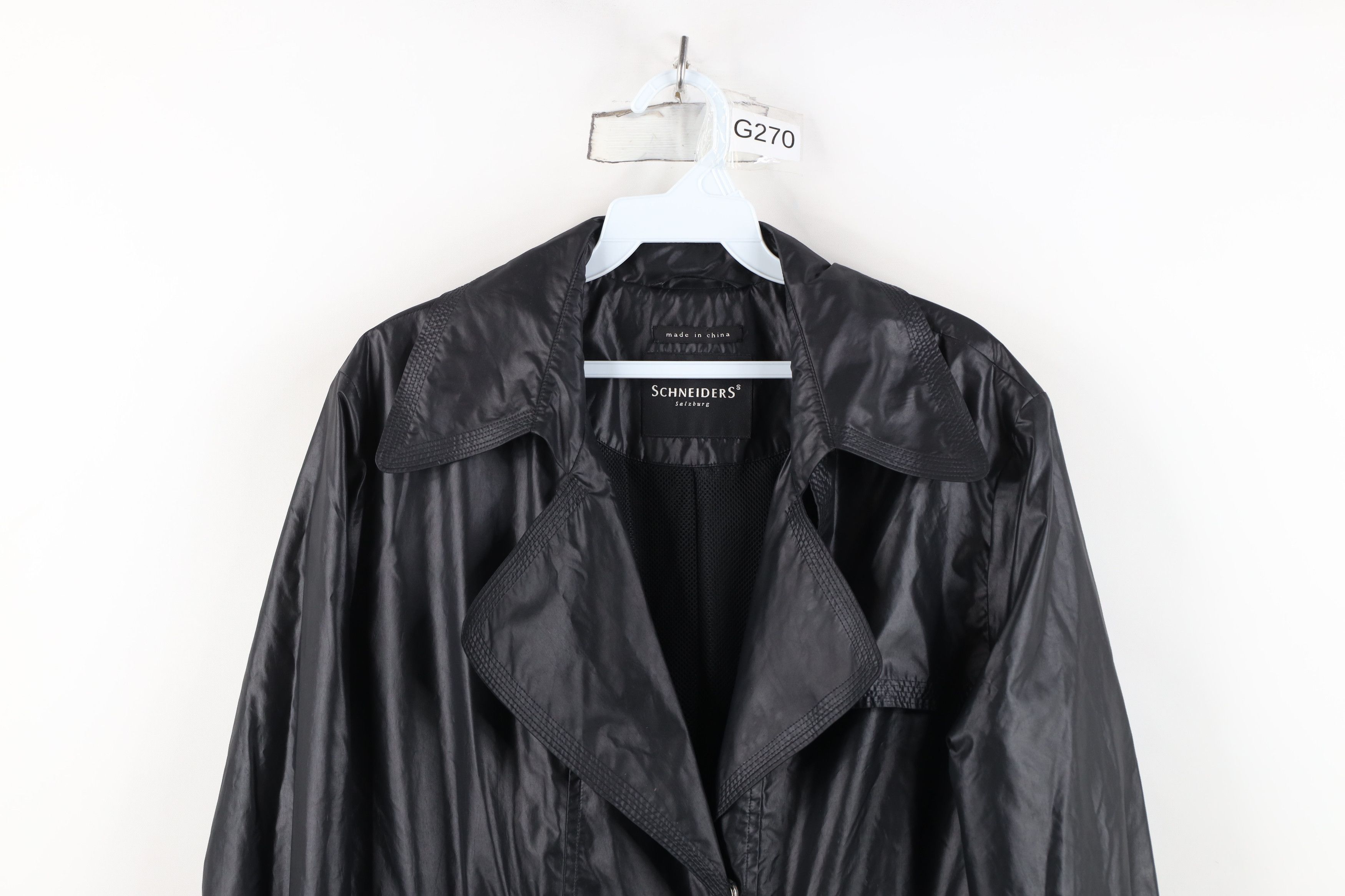 Vintage Schneiders Salzburg Trench Coat Rain Jacket Windbreaker Size M / US 6-8 / IT 42-44 - 2 Thumbnail