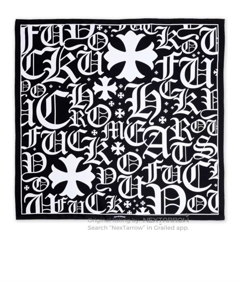 Chrome Hearts CHROME HEARTS Size OS Black Sanskrit cross scarf Size ONE SIZE - 7 Thumbnail