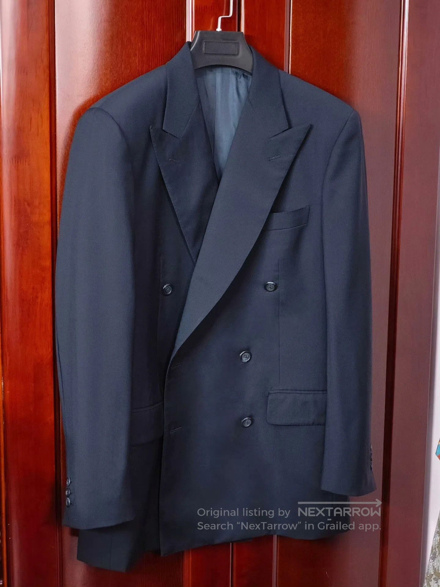 Burberry Burberry Navy Wool Suit Jacket. Size US M / EU 48-50 / 2 - 1 Thumbnail