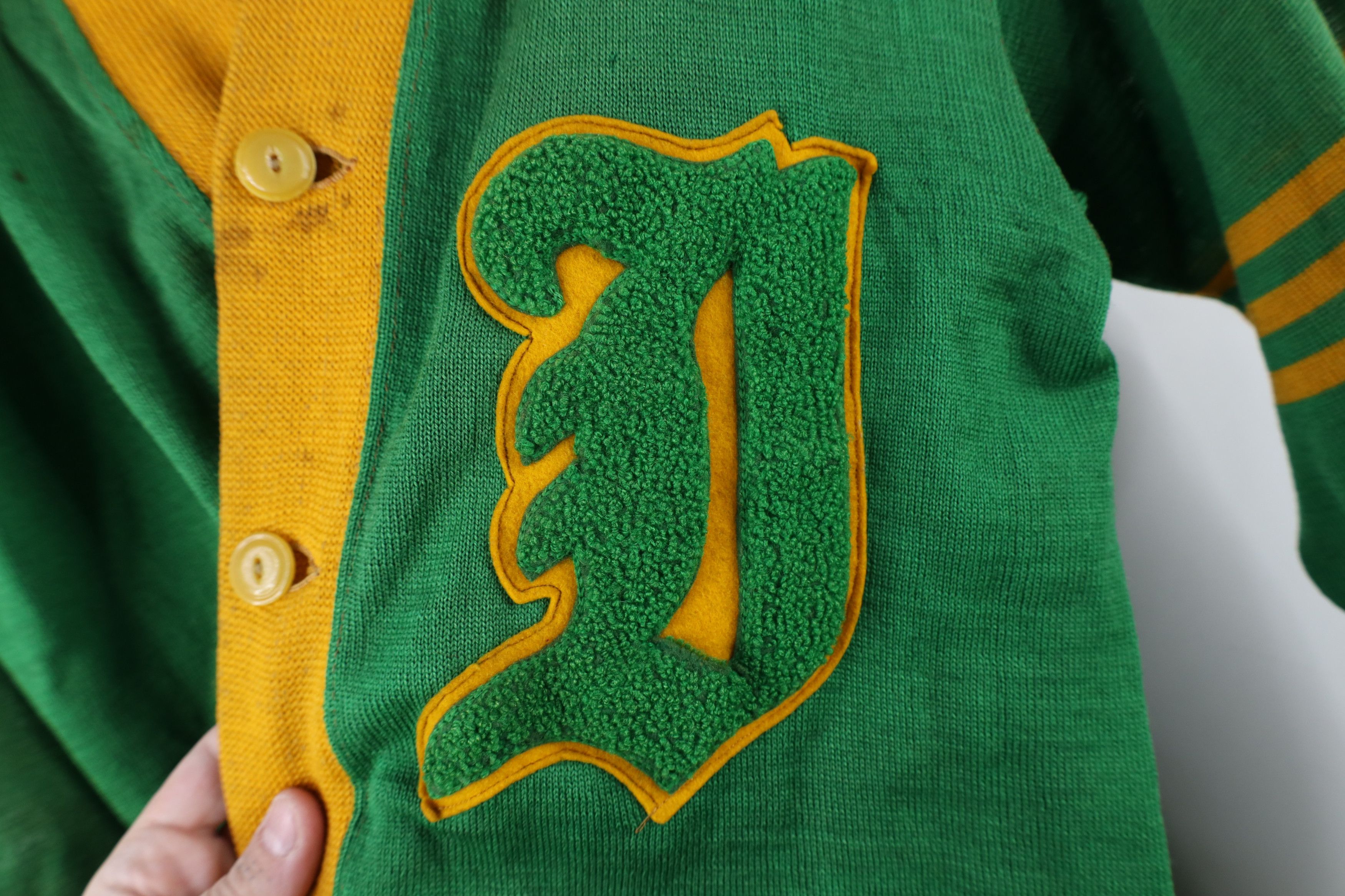 Vintage Vintage 50s Streetwear Stitch Varsity Letterman Sweater Size US M / EU 48-50 / 2 - 4 Thumbnail