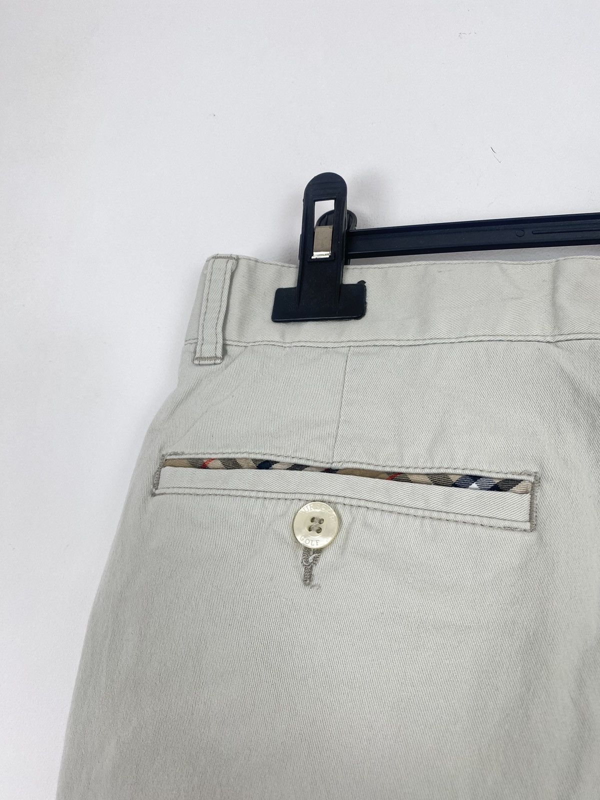Burberry × Vintage Burberry Golf vintage 36 cream chino trousers vintage y2k Size US 36 / EU 52 - 16 Thumbnail