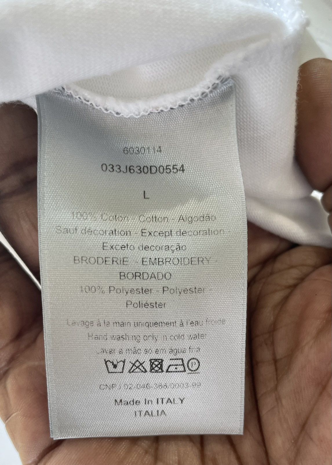 Dior × Stussy Dior x Shawn Stussy 20SS White Oversized Size US L / EU 52-54 / 3 - 3 Thumbnail
