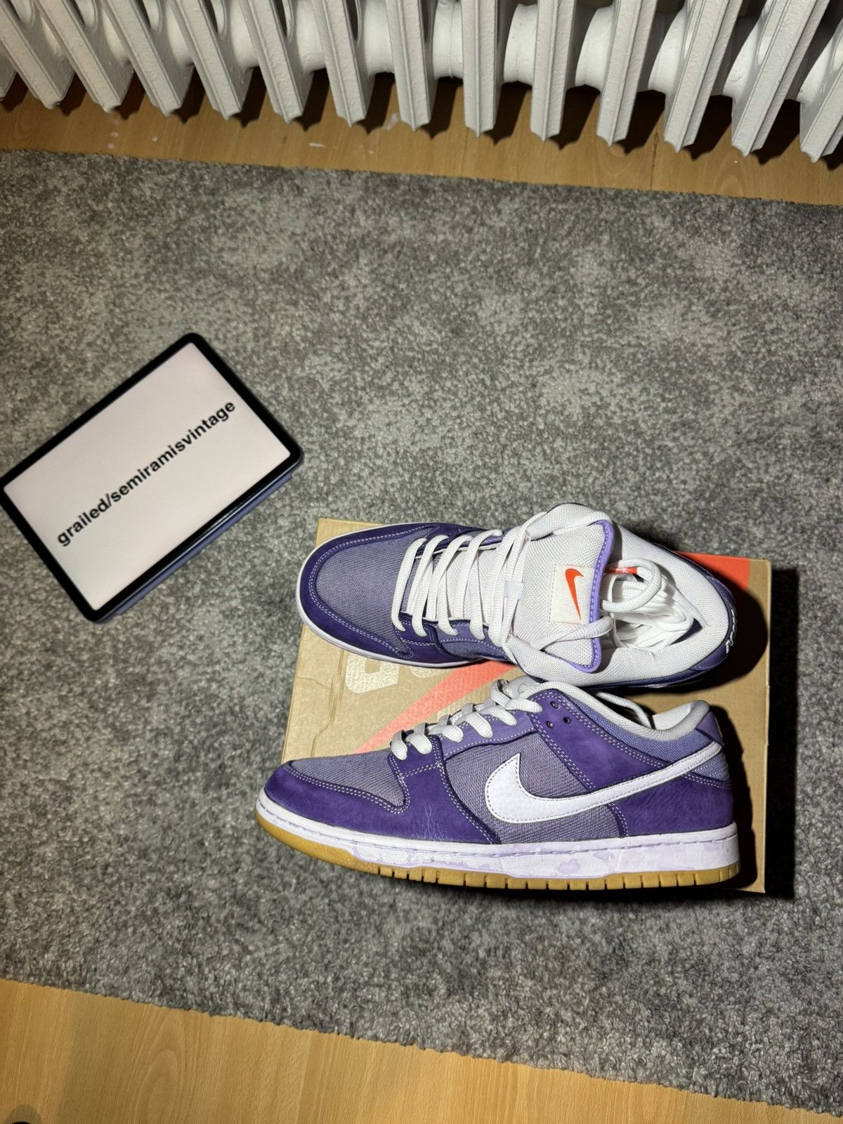 Nike Nike SB Dunk Unbleached Dunk Lilac Pack Size US 11.5 / EU 44-45 - 1 Thumbnail