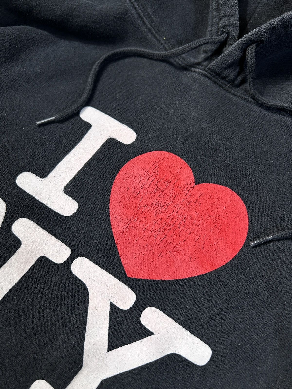 I Love NY × Vintage VINTAGE Y2K "I LOVE NY" HOODIE Size US XL / EU 56 / 4 - 3 Thumbnail