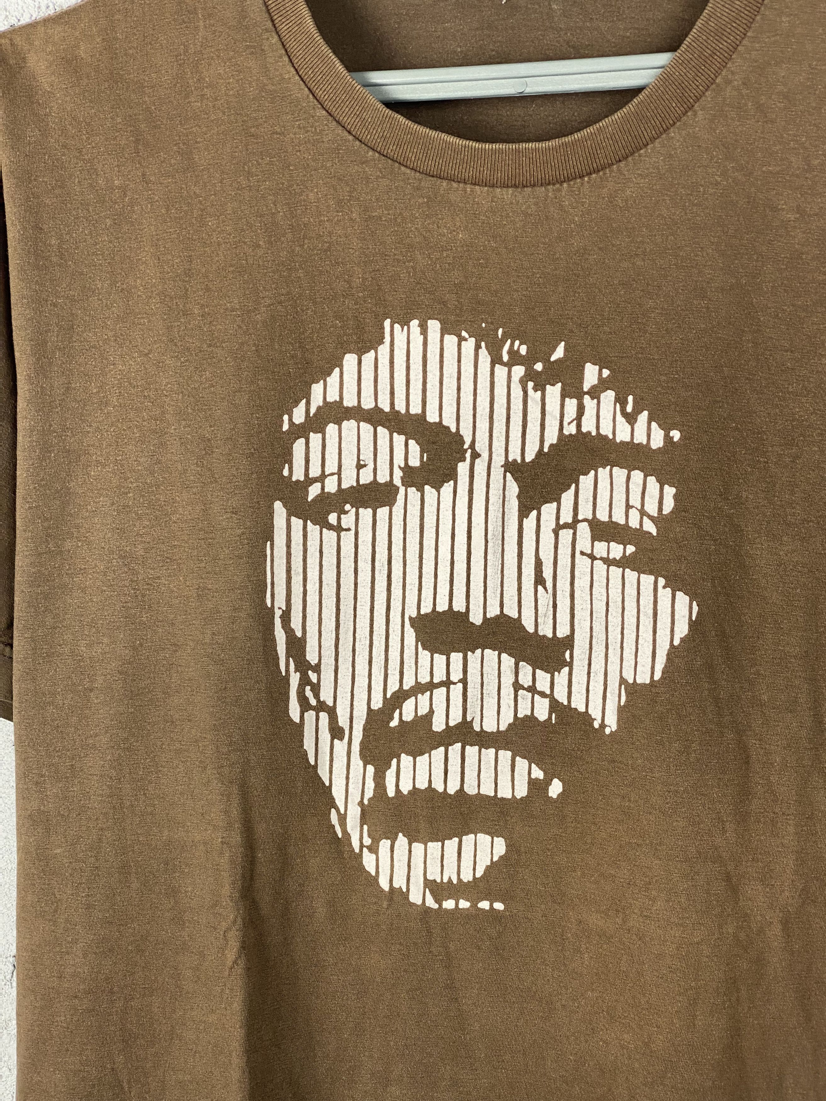 Band Tees × Jimi Hendrix × Vintage Vintage Jimi Hendrix Brown T shirt Size US L / EU 52-54 / 3 - 3 Thumbnail