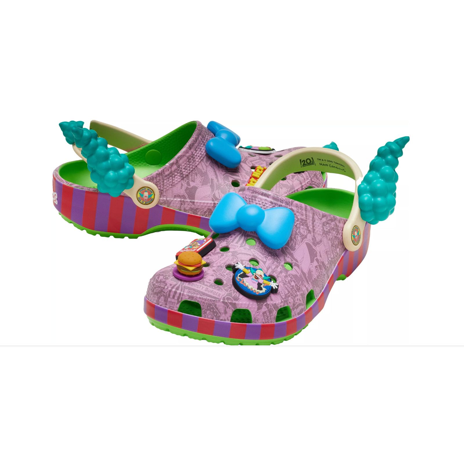 Crocs x The Simpsons Krusty the Clown Men's Clog Shoe Sz 11
