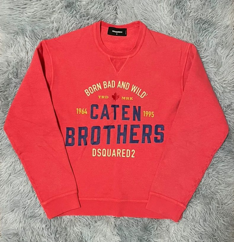 Dsquared2 Dsquared2 Classic Orange Red Sweatshirt-yf Size US M / EU 48-50 / 2 - 1 Thumbnail