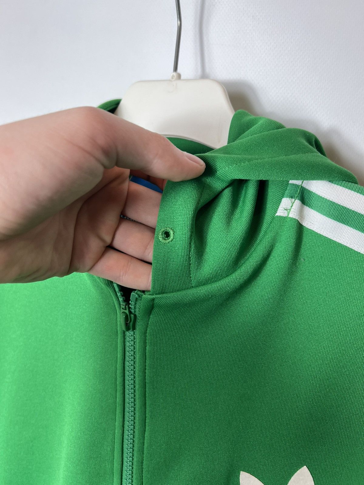 Adidas Vintage streetwear y2k hype Adidas Zip Hoodie Green Size US L / EU 52-54 / 3 - 6 Thumbnail