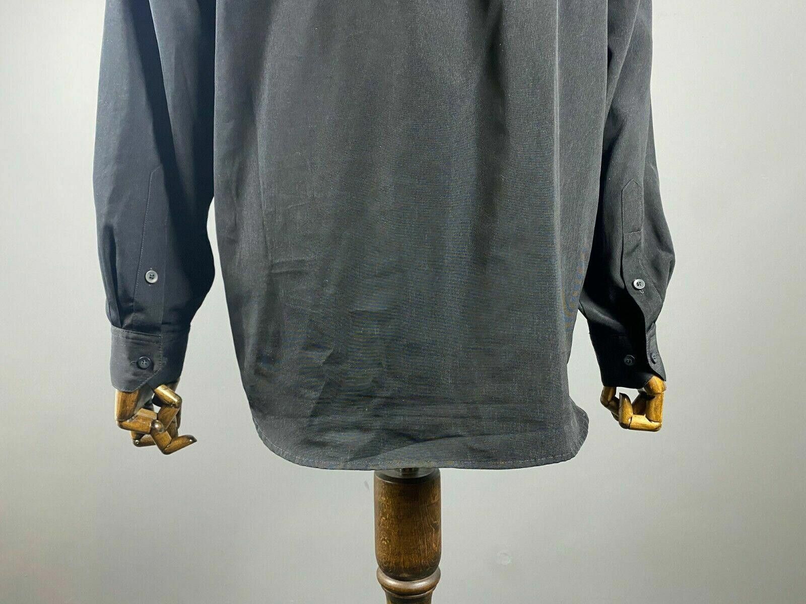 Carlo Colucci Carlo Colucci Black Button Up Shirt Zip Pocket Shirt Size L Size US L / EU 52-54 / 3 - 8 Thumbnail