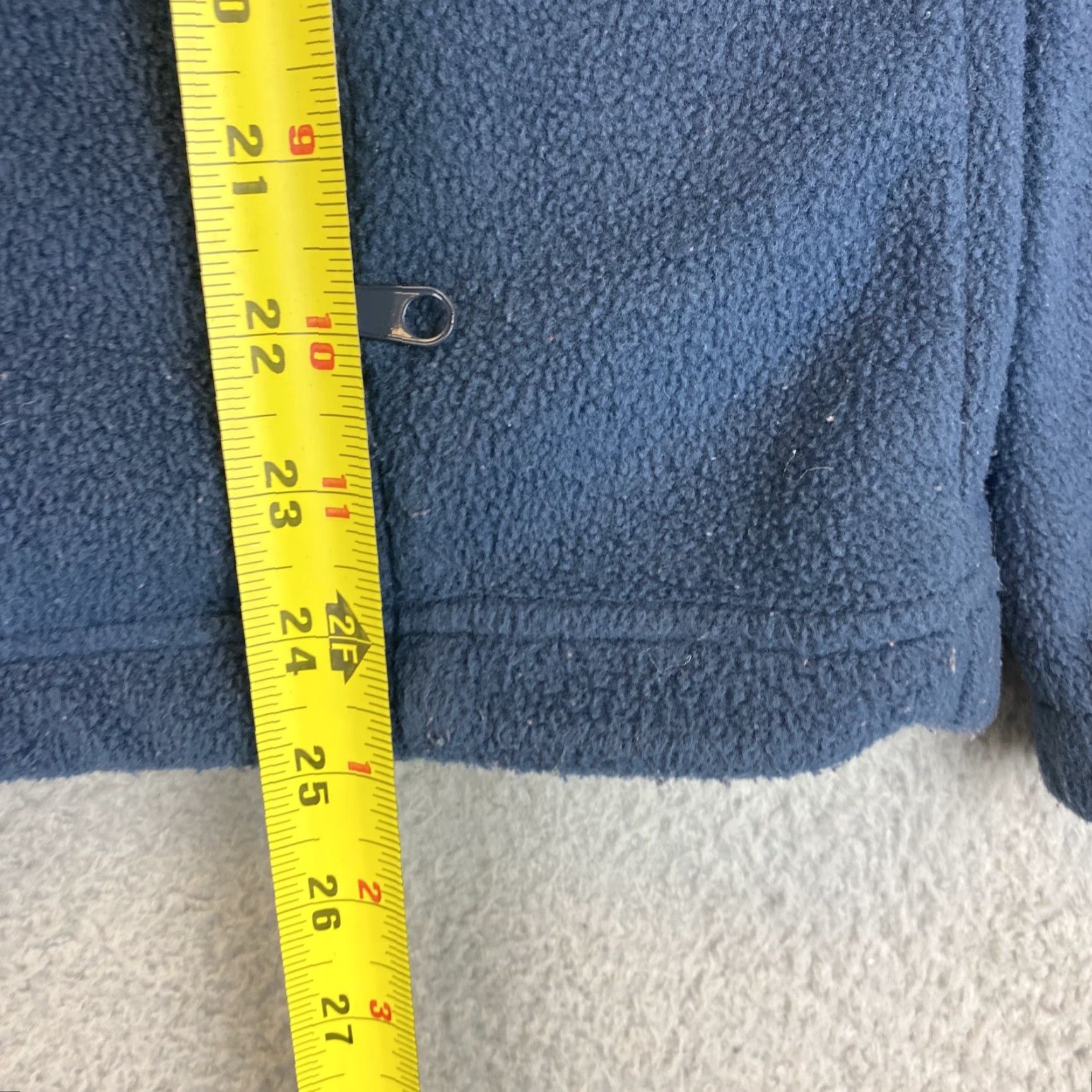 Vintage Columbia Indigo Blue Fleece Full Zip Mock Neck Jacket Size Medium /70-6 Size M / US 6-8 / IT 42-44 - 6 Thumbnail