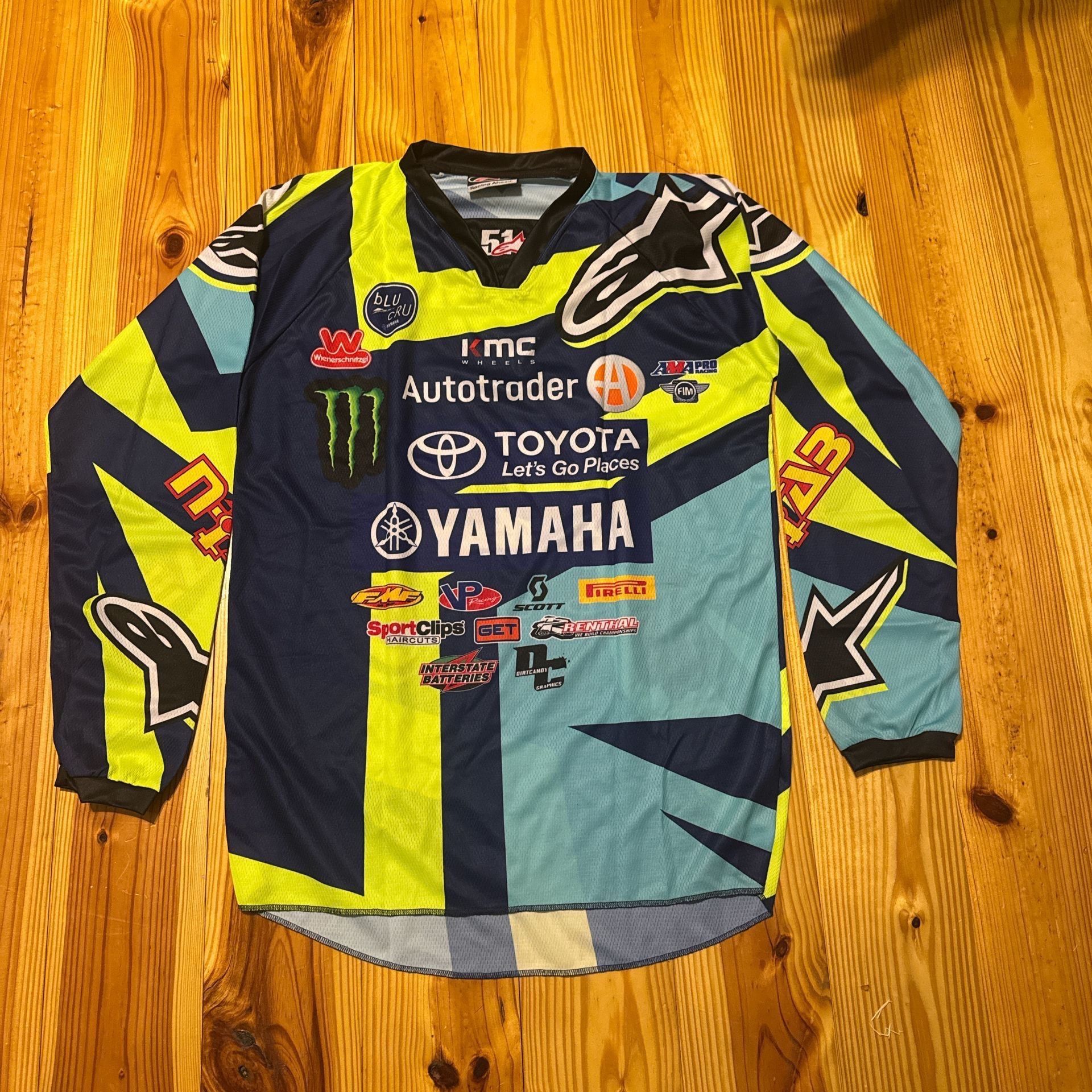 Alpinestars Barcia #51 Alpine Star Jersey Size US L / EU 52-54 / 3 - 2 Thumbnail