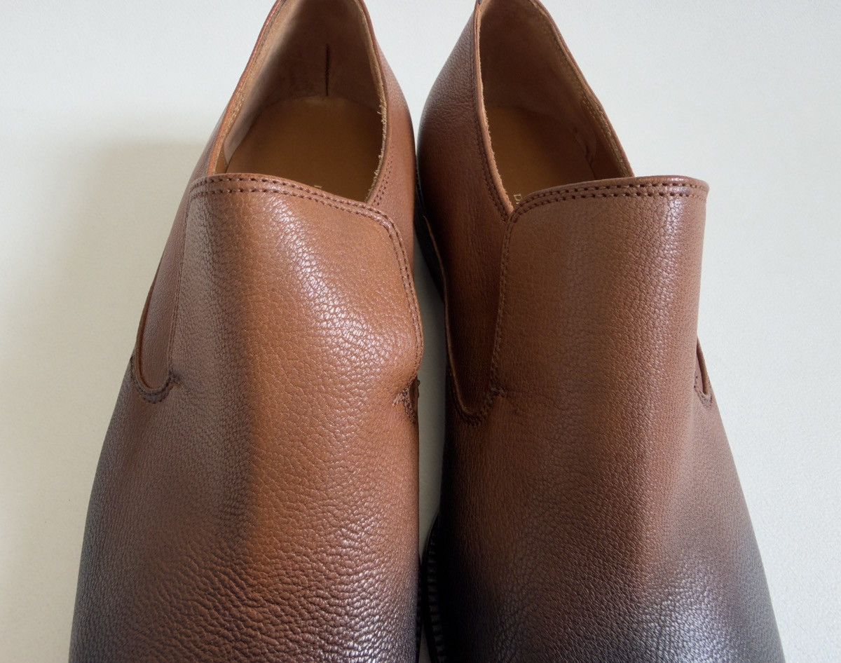 Dries Van Noten Brown ‘Burnished Toes’ Leather Loafers Size US 11 / EU 44 - 13 Thumbnail