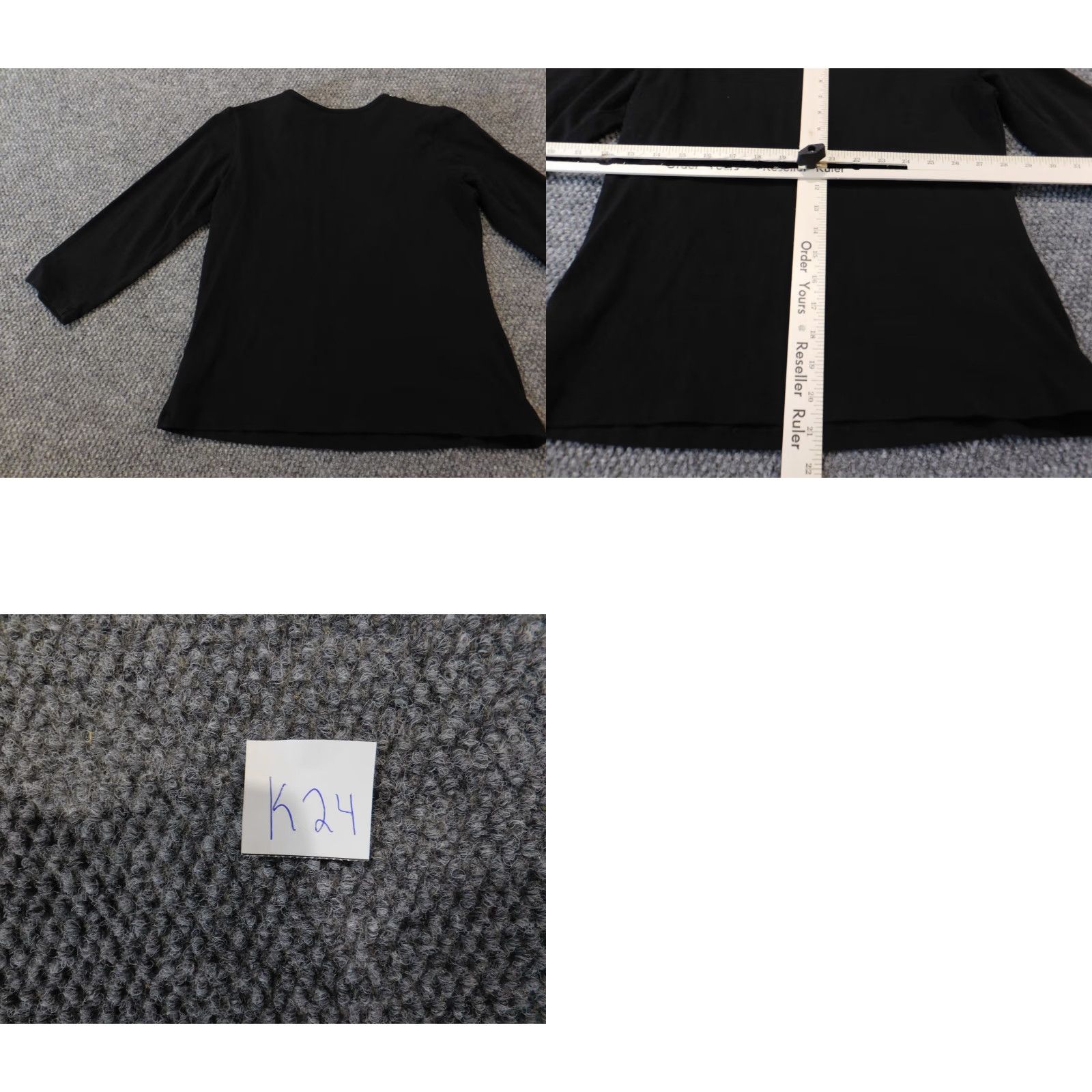 Vintage Westbound Womens Blouse Small Black Pullover Top Embellishments Stretch Paisley Long Sleeve Round Neck Casual Cotton Spandex Ruffle Size S / US 4 / IT 40 - 8 Thumbnail