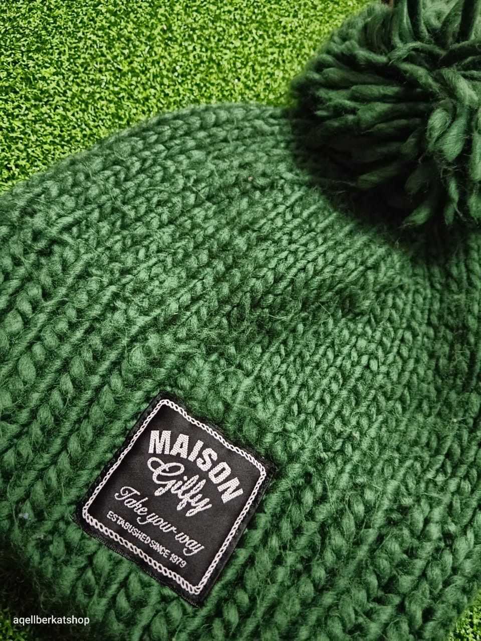 Japanese Brand MAISON GILFY Snowcap Beanie Size ONE SIZE - 4 Thumbnail