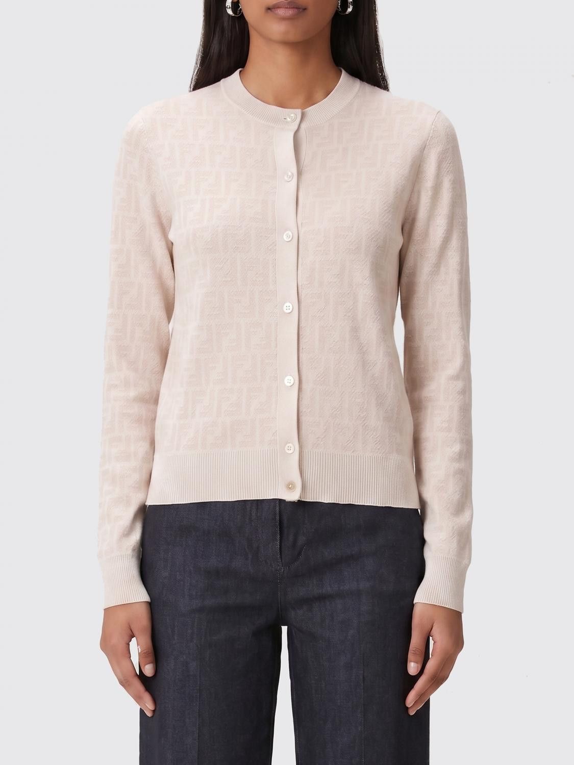 Fendi Fendi Sweater Woman Pink Size S / US 4 / IT 40 - 1 Thumbnail