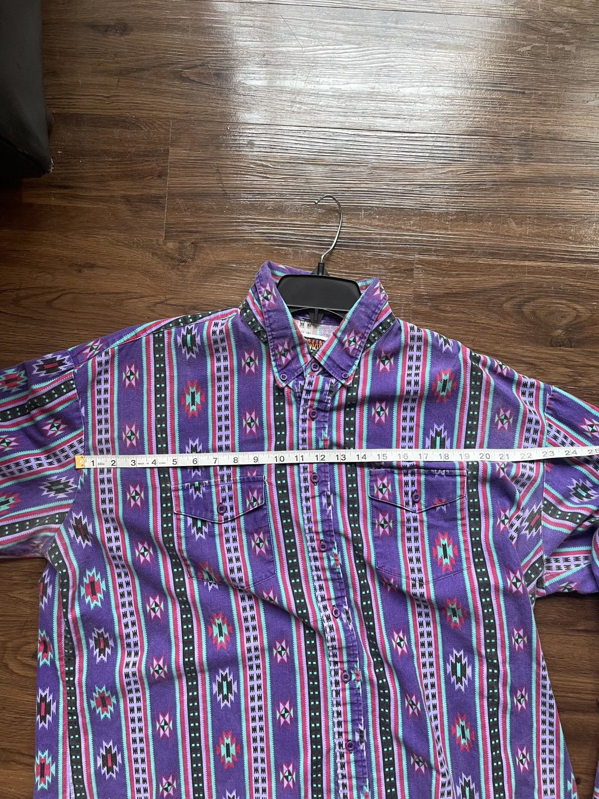 Other VTG 90s Karman Western Shirt Mens XL Southwest Aztec Stripes Size US XL / EU 56 / 4 - 7 Thumbnail