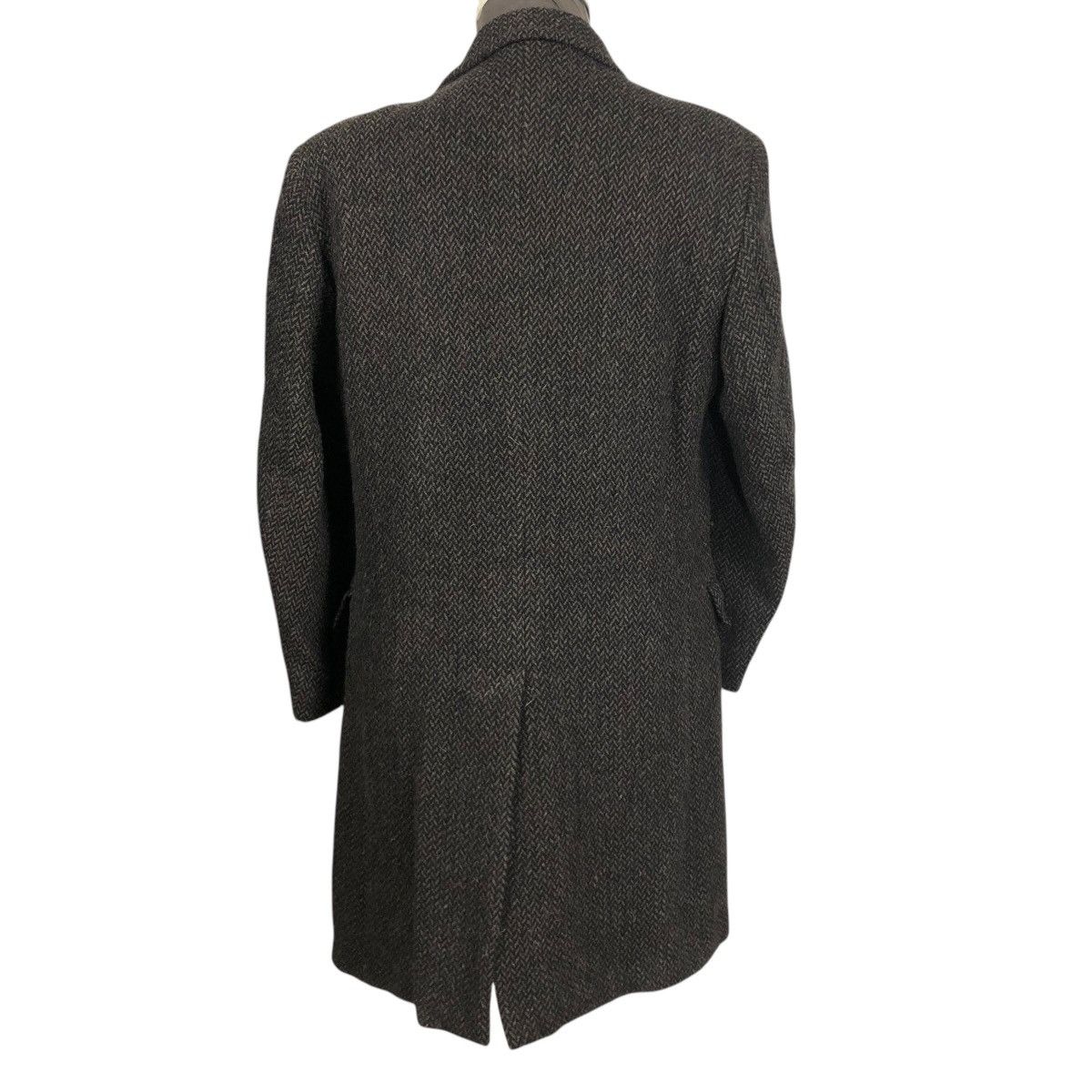 Fendi Vintage 90s Fendi Tweed Herringbone Long Coat Size US M / EU 48-50 / 2 - 16 Thumbnail