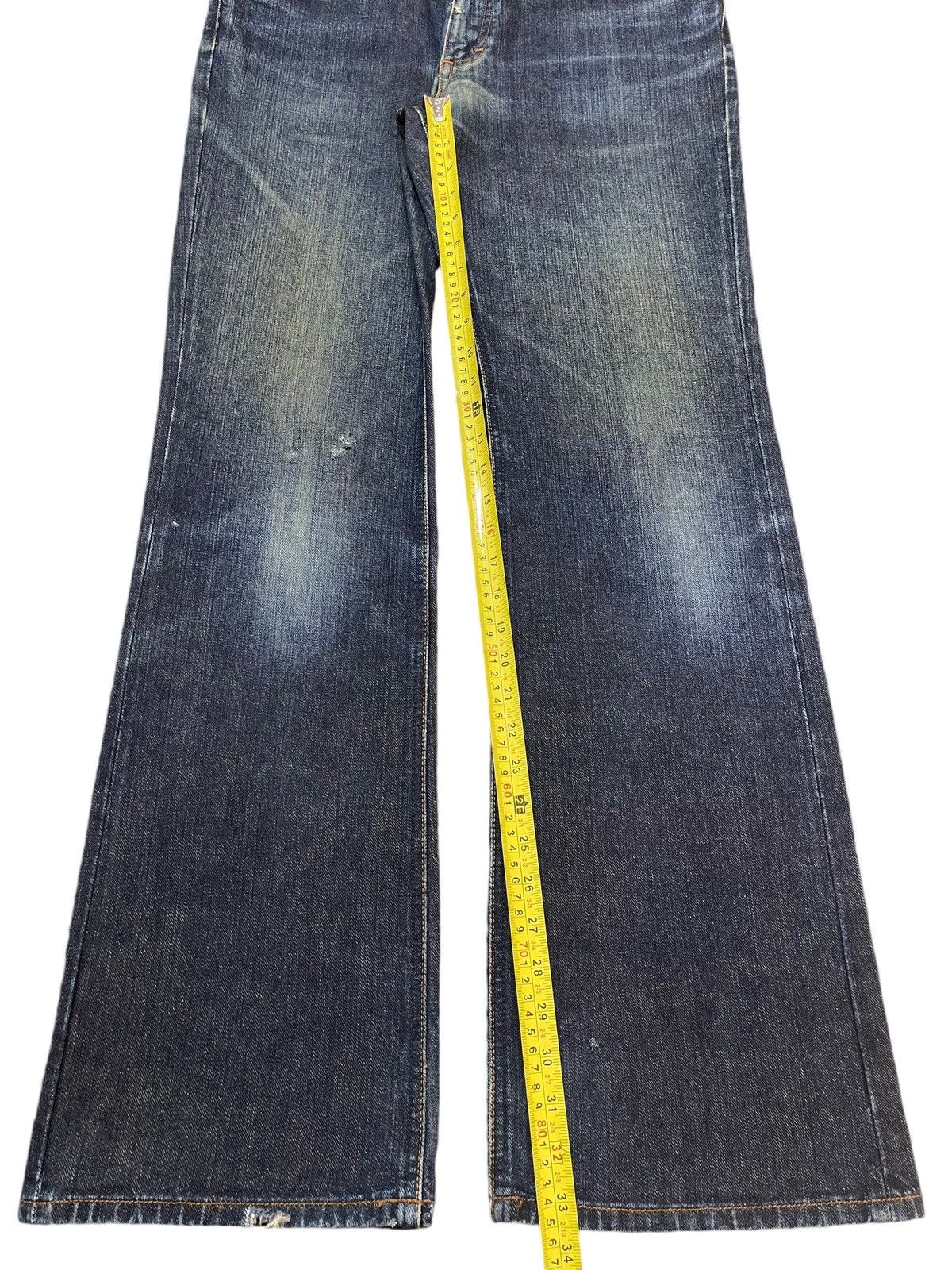 Lee Vintage Lee Blue Faded Wash Style Bootcut Style Jeans Size US 34 / EU 50 - 13 Thumbnail