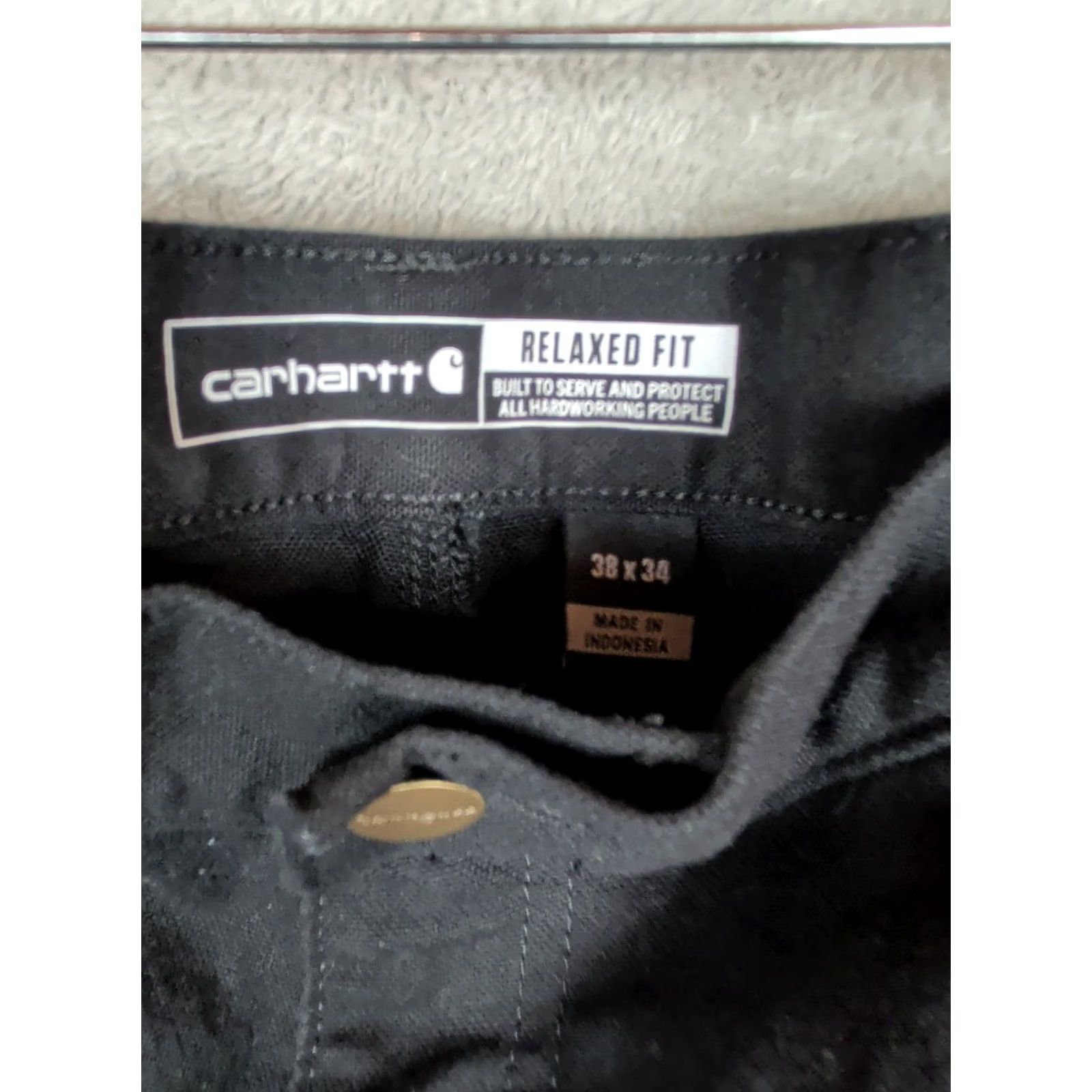 Carhartt Carhartt Rugged Flex Pants Black 38x34 Workwear Relaxed Fit Double Knee 5-Pocket Utility Mens Pants Size US 38 / EU 54 - 7 Thumbnail