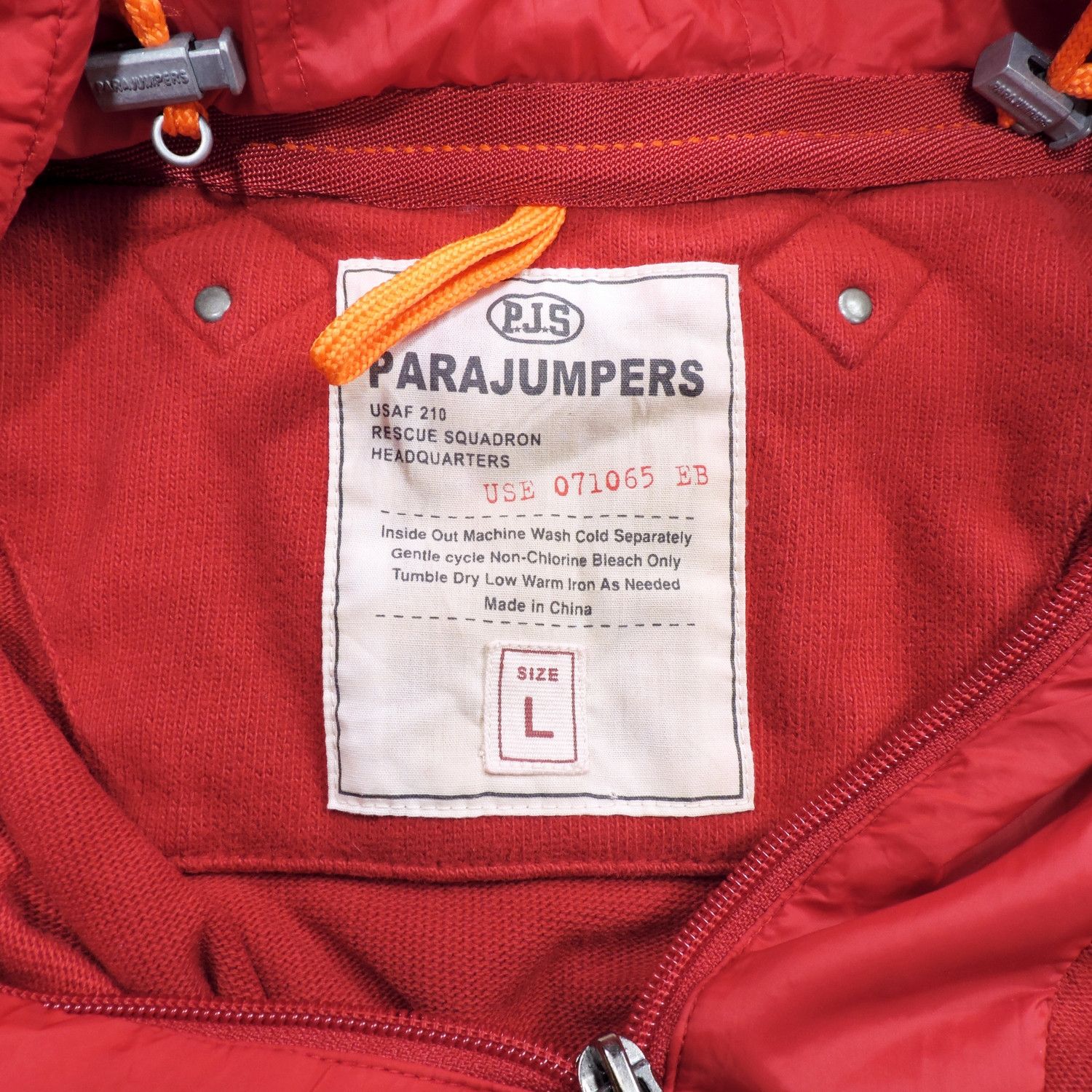 Parajumpers PARAJUMPERS USAF 210 RESCUE SQUADRON ZIP-HOODIE Size US L / EU 52-54 / 3 - 3 Thumbnail