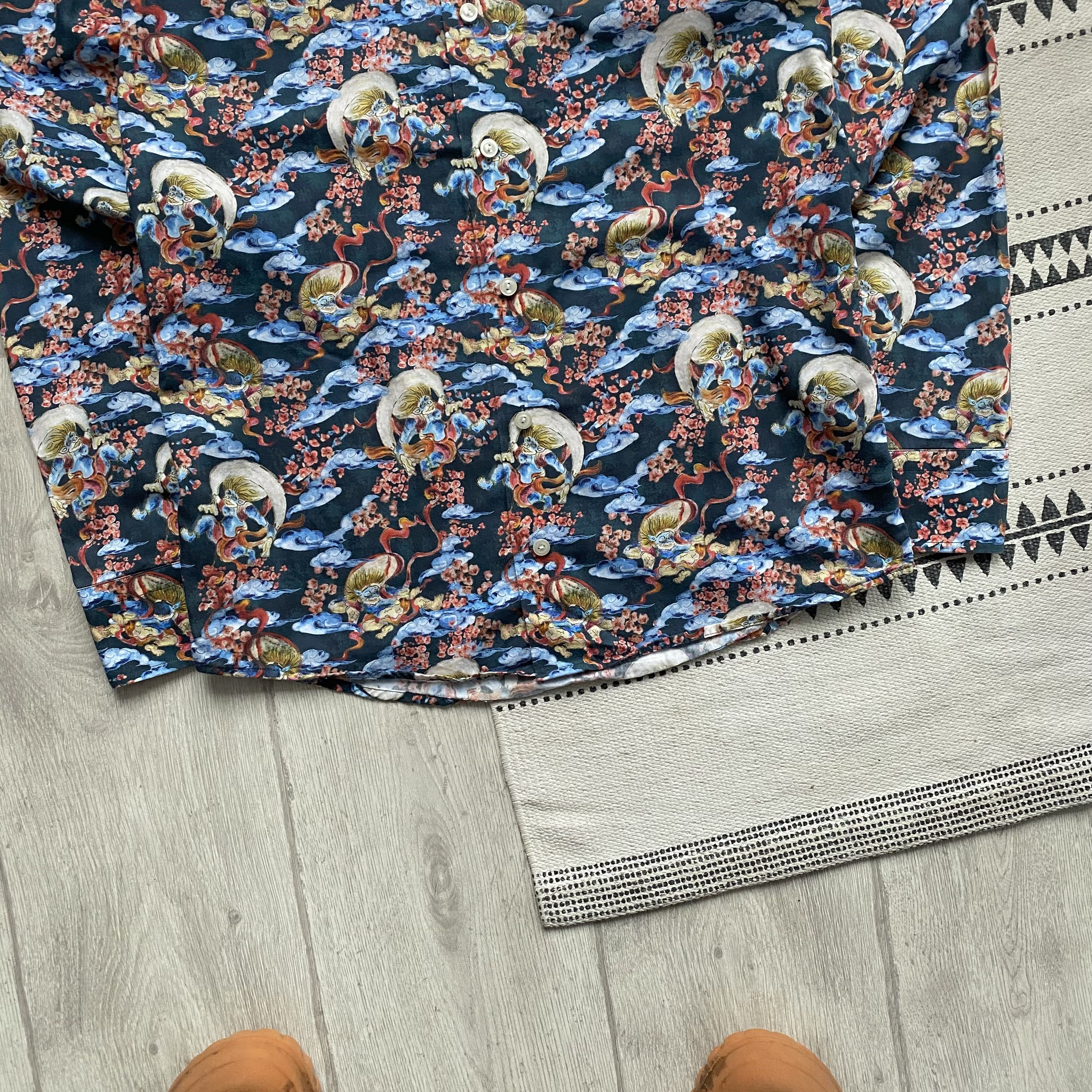 Eton Designer ETON Japanese Pattern Shirt multicolor Size US S / EU 44-46 / 1 - 4 Thumbnail