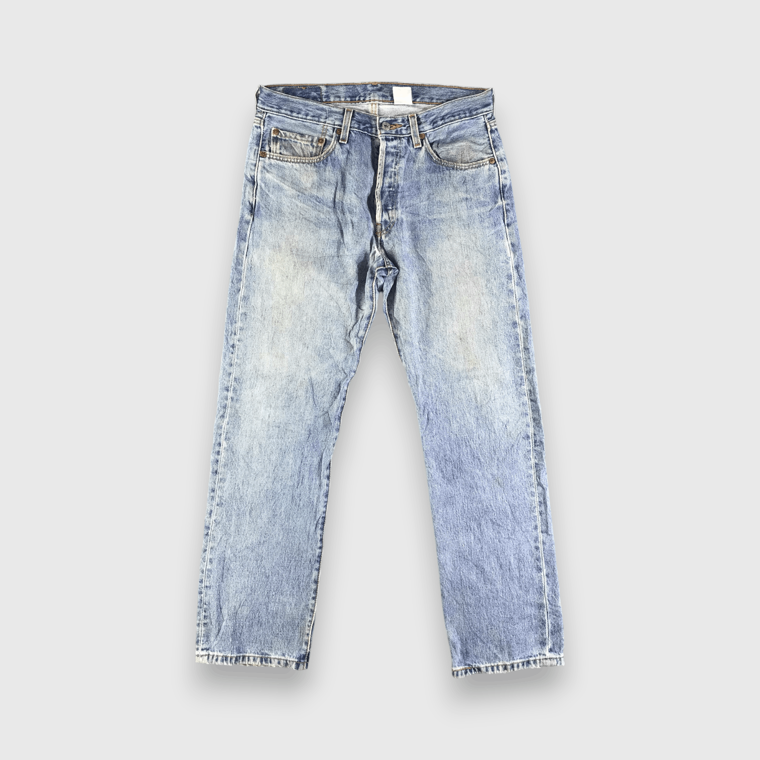 Levi's Vintage Blue Wash Levis 501 Jeans-J3608 Size US 33 - 1 Thumbnail