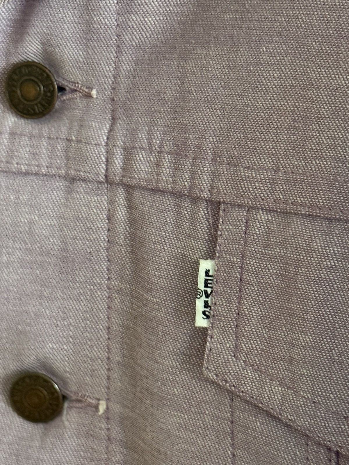 Levi's Rare vintage levis sta-prest trucker jacket white tab big E Size US M / EU 48-50 / 2 - 4 Thumbnail