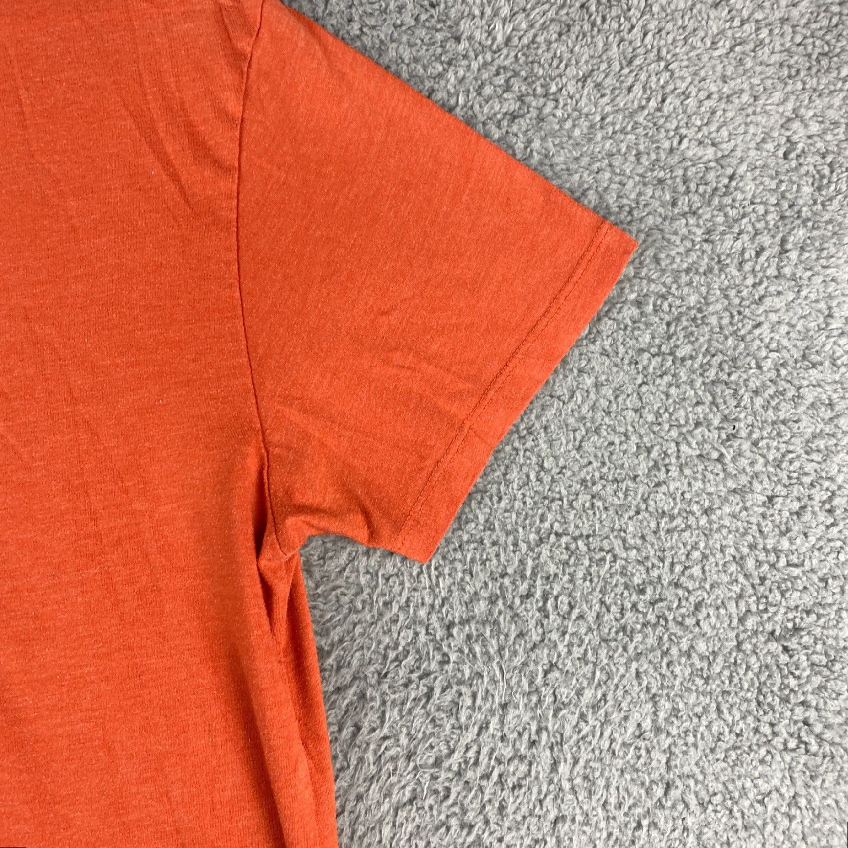 Old Navy Old Navy T-Shirt Women Orange Short Sleeve V-Neck 100% Cotton Size M Adult Womens Basic Shirt 47-24 Size M / US 6-8 / IT 42-44 - 4 Thumbnail