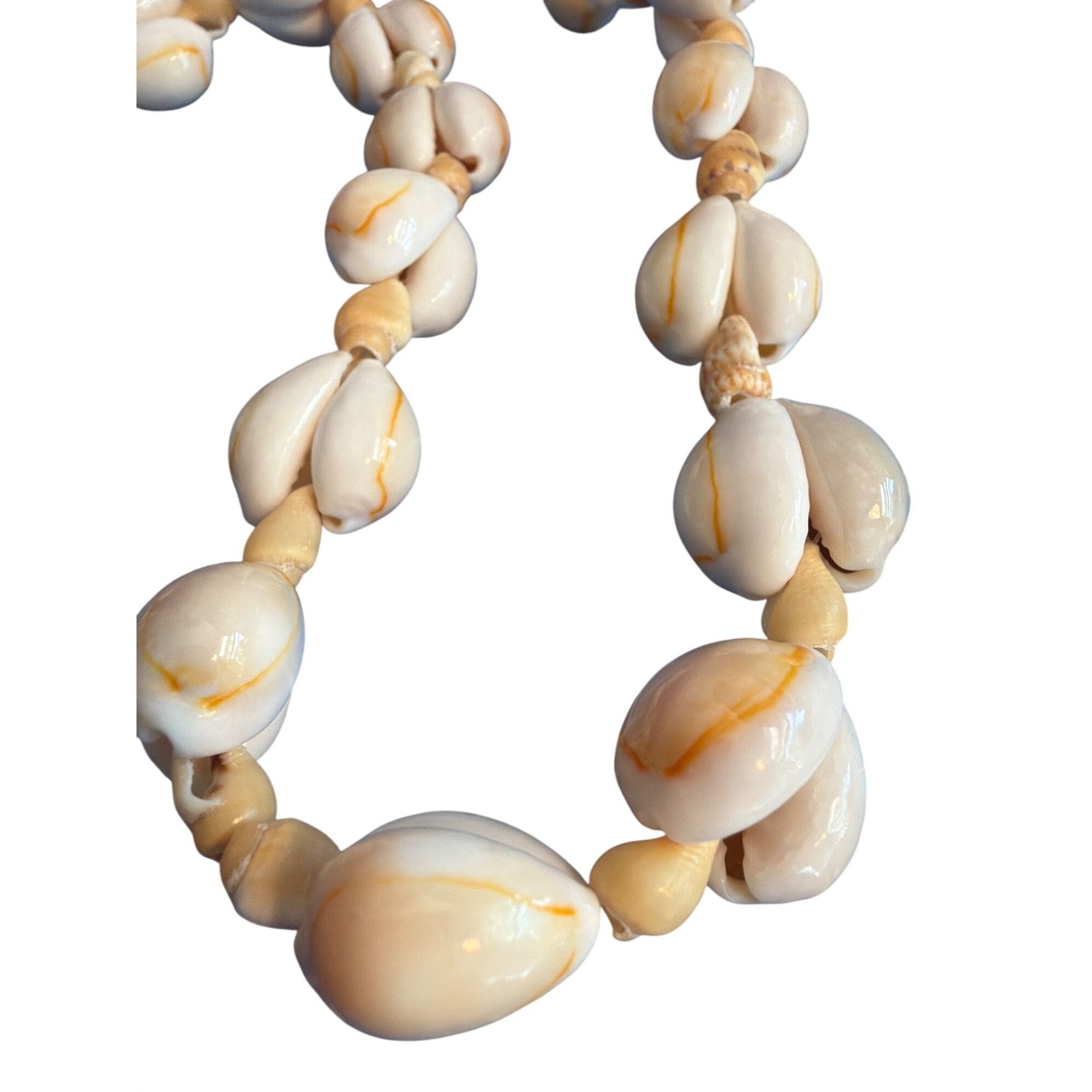 Other Shell Necklace Beach Cowrie Cone Shell Beads Boho Natural Va Size ONE SIZE - 2 Thumbnail